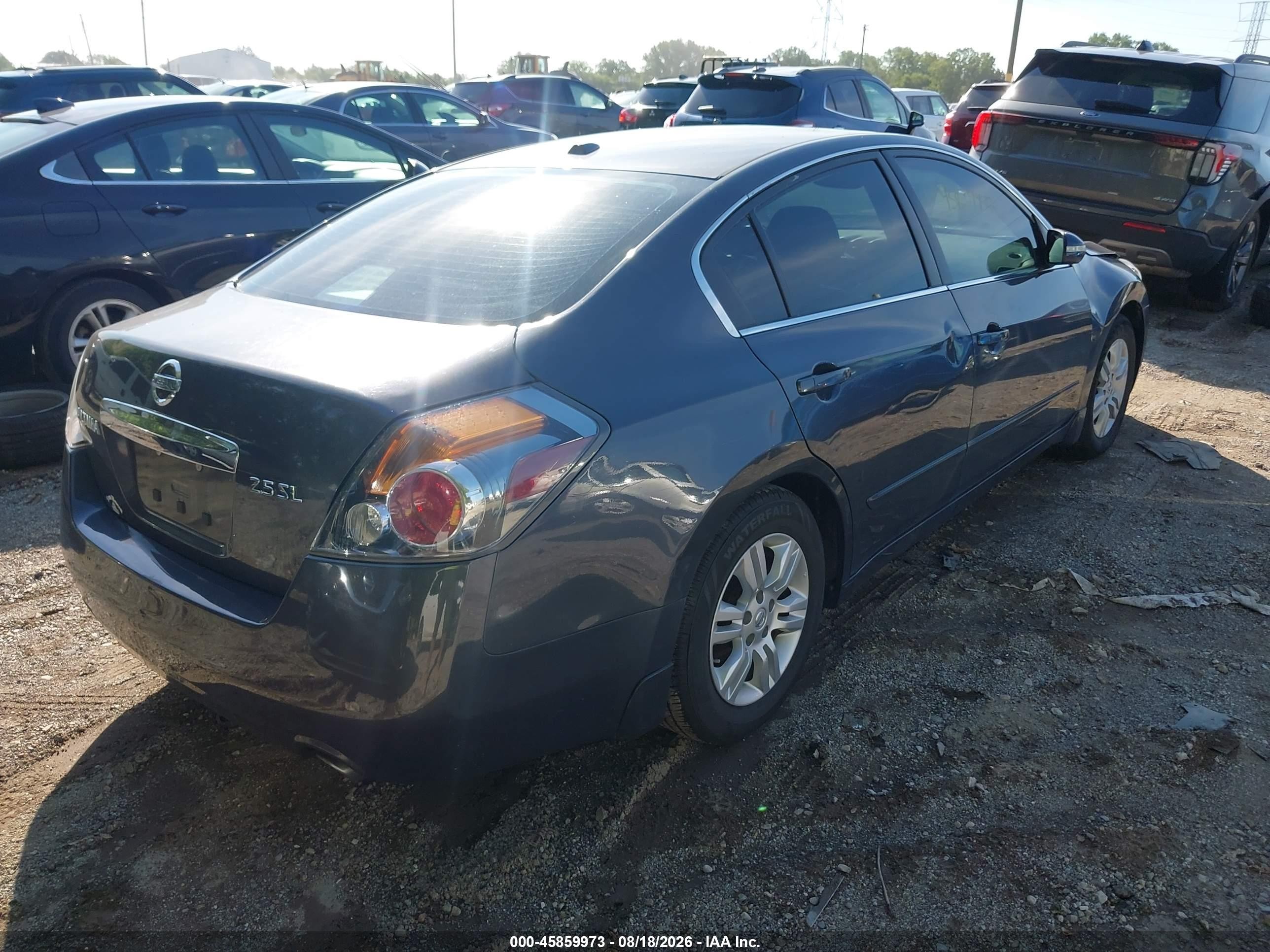2010 Nissan Altima 2.5 S Серый vin: 1N4AL2AP4AN495672