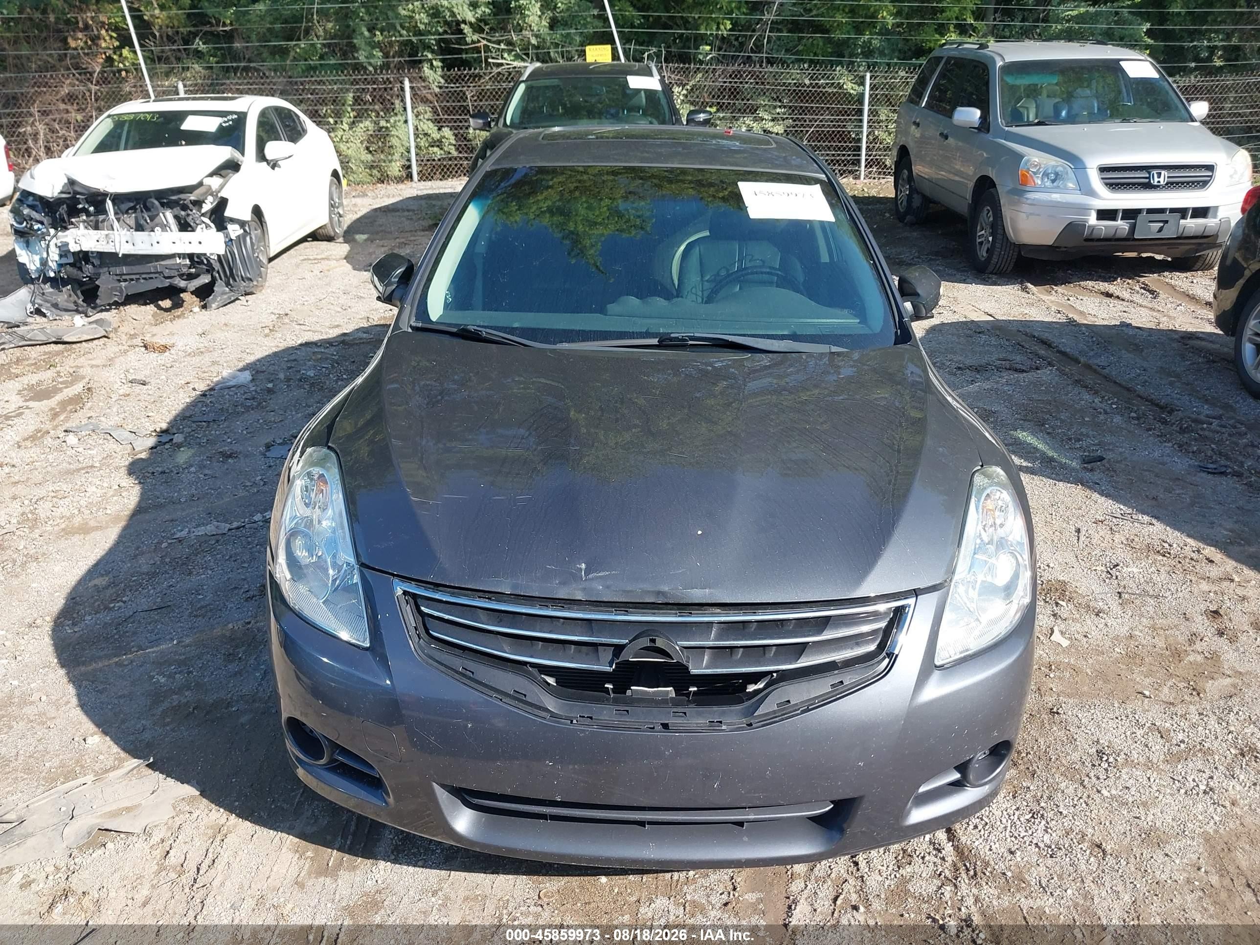 2010 Nissan Altima 2.5 S Серый vin: 1N4AL2AP4AN495672