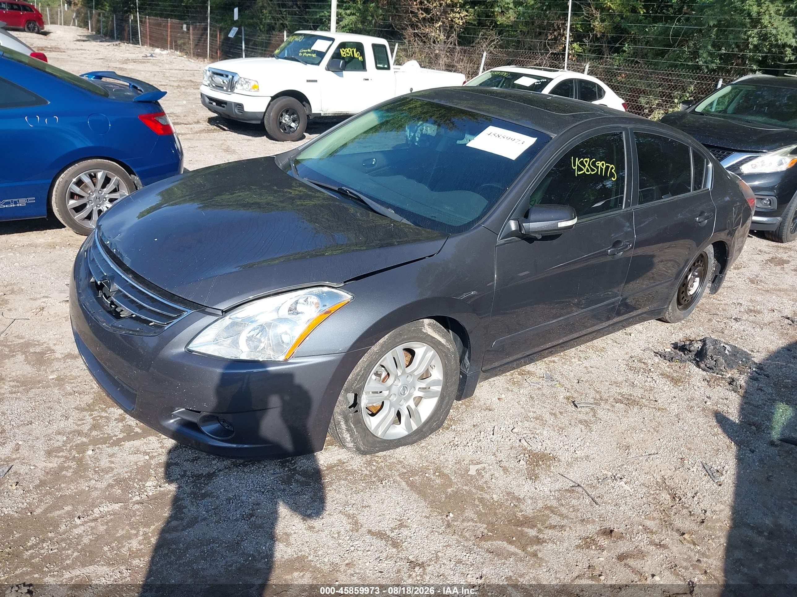 2010 Nissan Altima 2.5 S Серый vin: 1N4AL2AP4AN495672