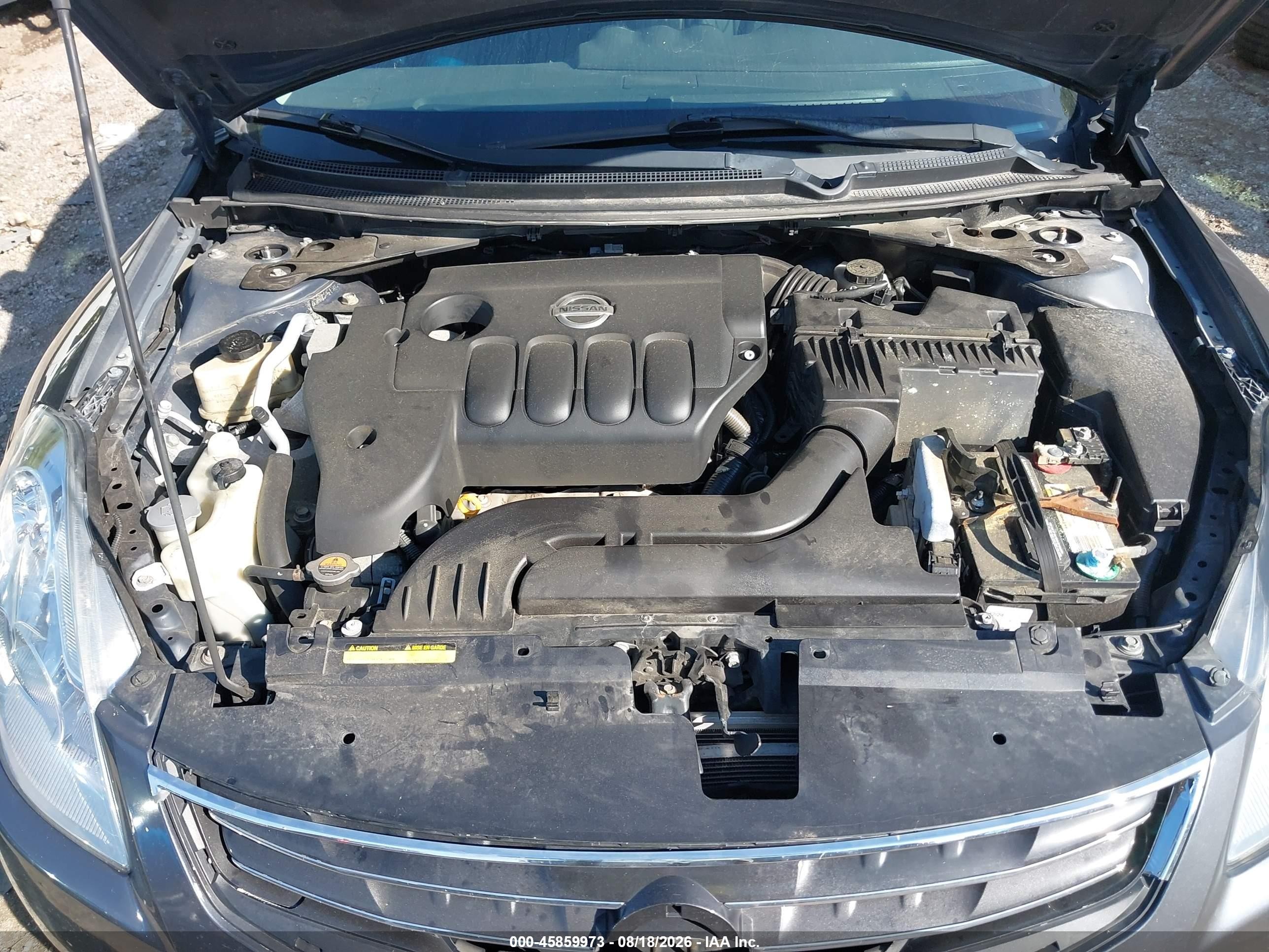 2010 Nissan Altima 2.5 S Серый vin: 1N4AL2AP4AN495672