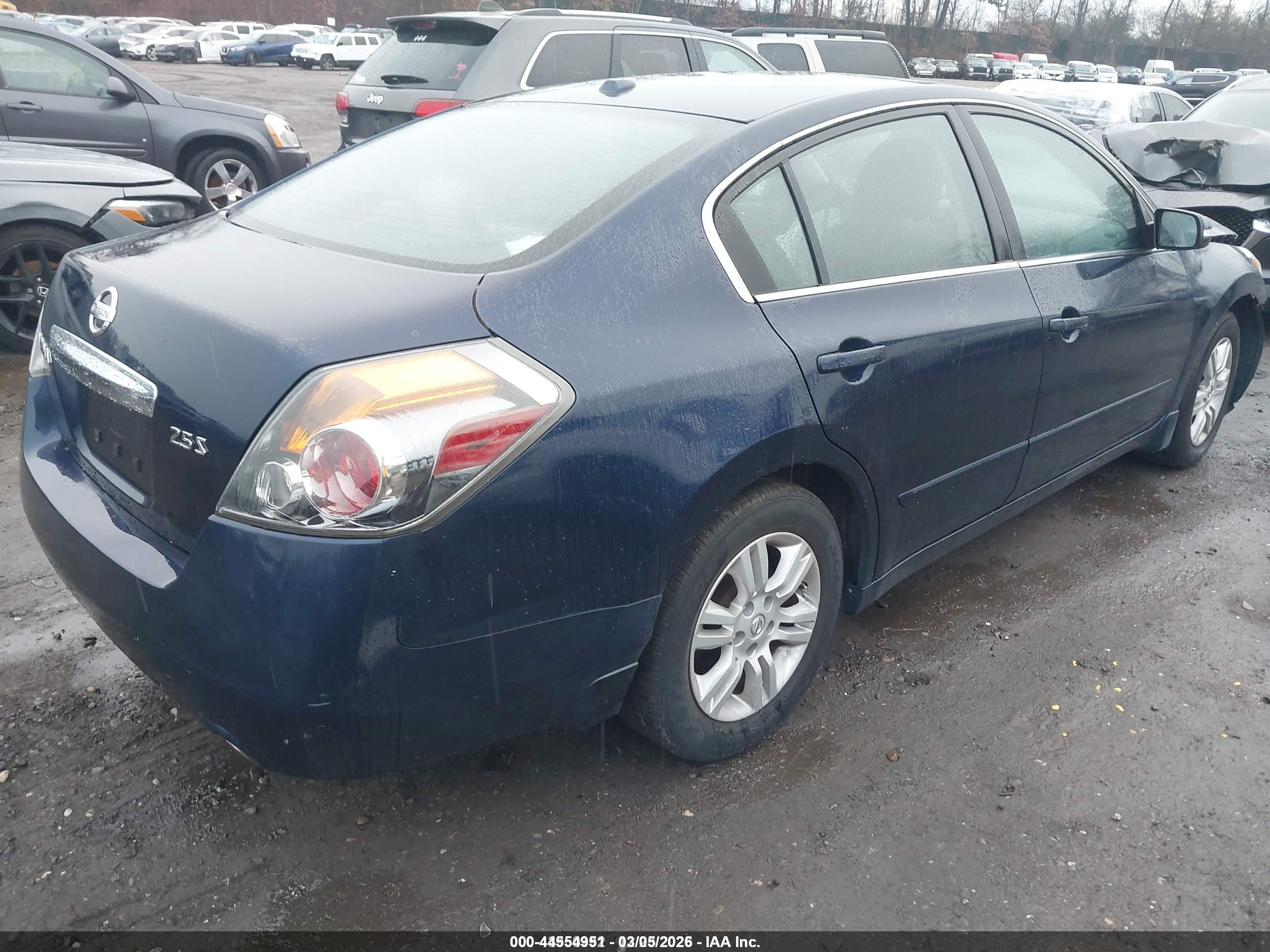 2010 Nissan Altima 2.5 S Blue vin: 1N4AL2AP4AN508050