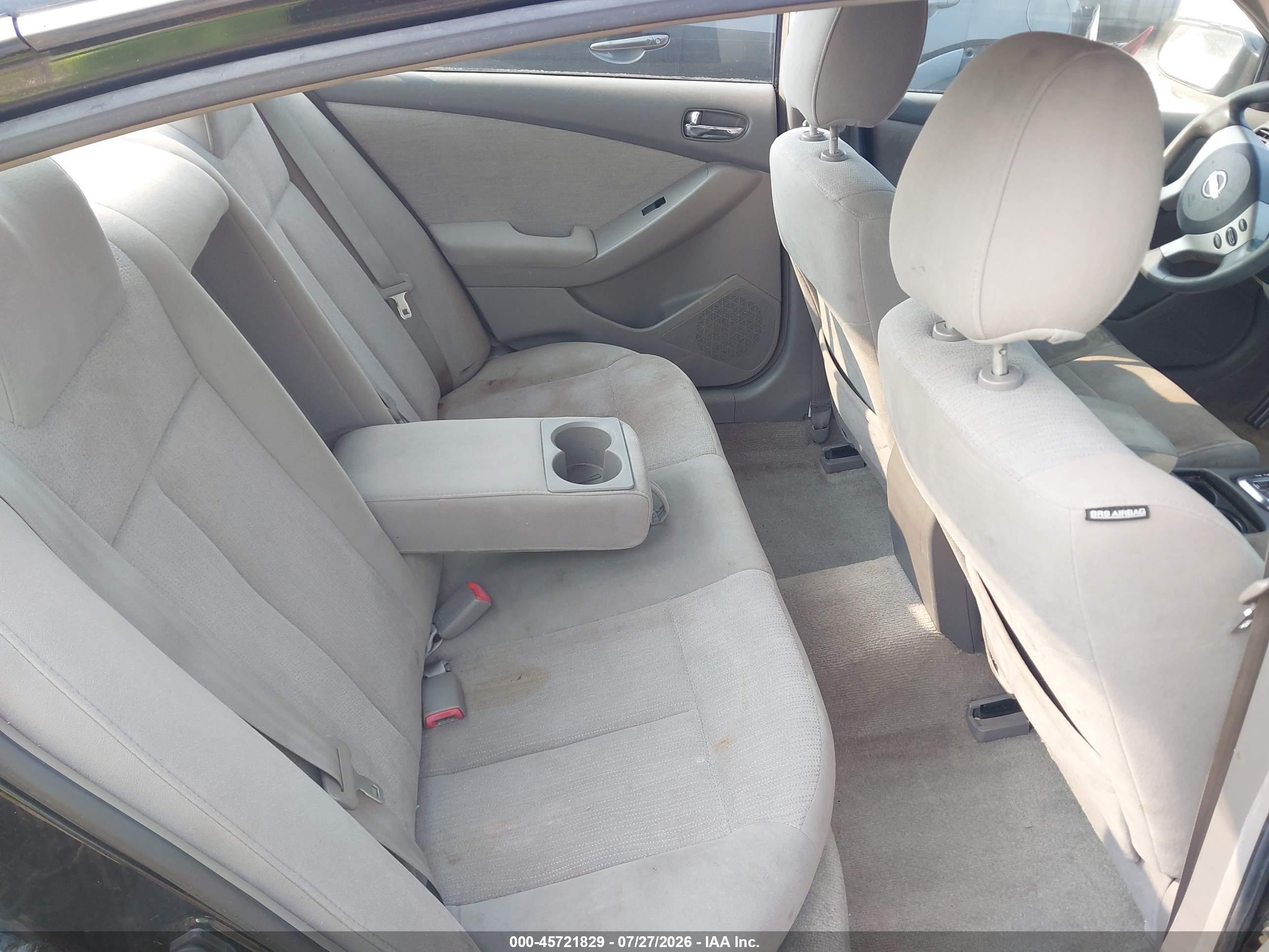 2010 Nissan Altima 2.5 S Black vin: 1N4AL2AP4AN508145