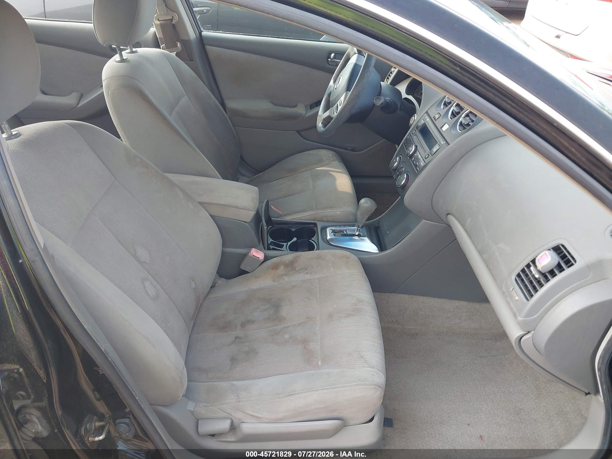 2010 Nissan Altima 2.5 S Black vin: 1N4AL2AP4AN508145