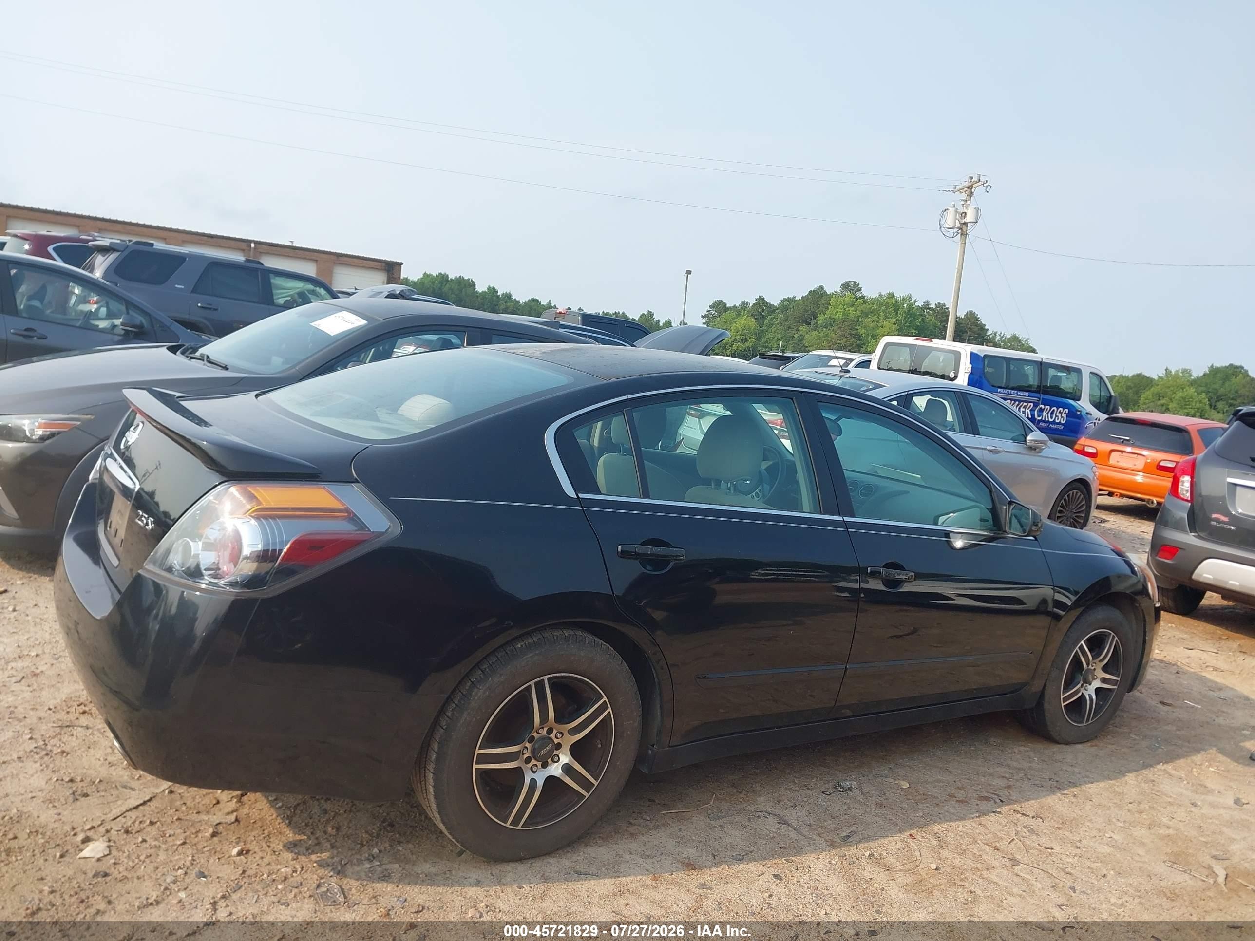 2010 Nissan Altima 2.5 S Black vin: 1N4AL2AP4AN508145