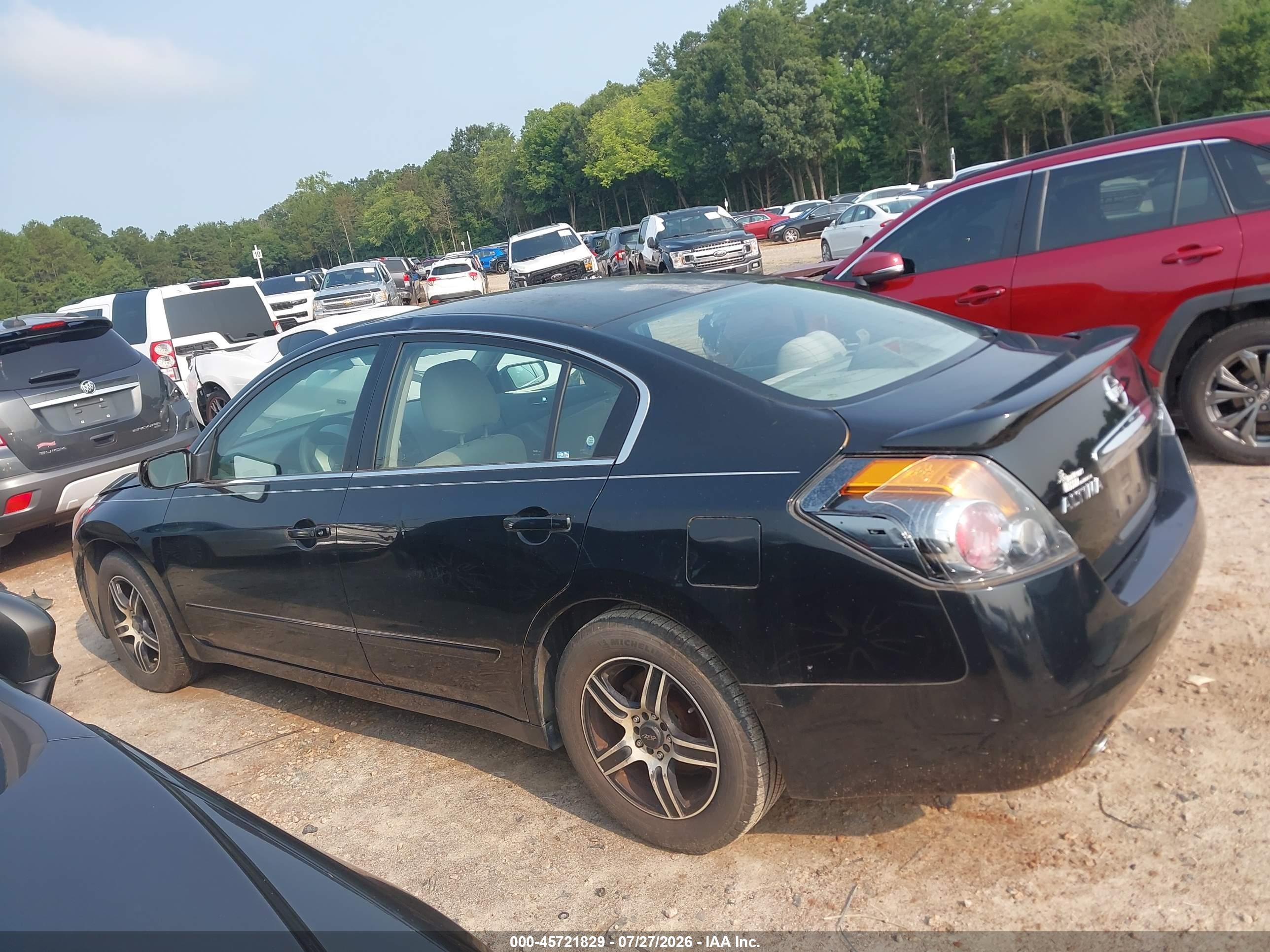 2010 Nissan Altima 2.5 S Black vin: 1N4AL2AP4AN508145