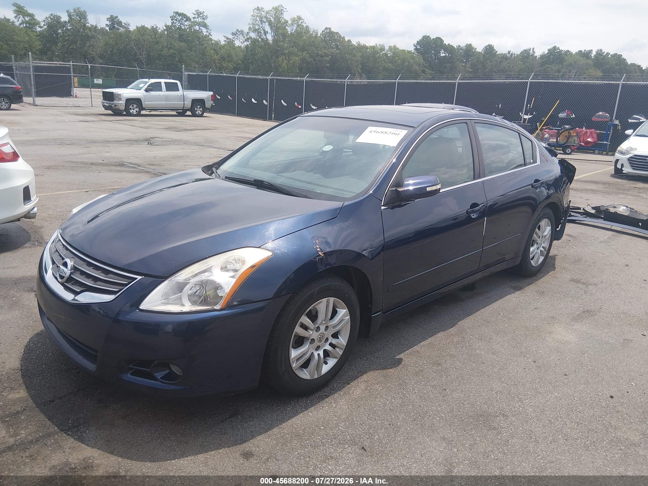 2010 Nissan Altima 2.5 S Blue vin: 1N4AL2AP4AN533353