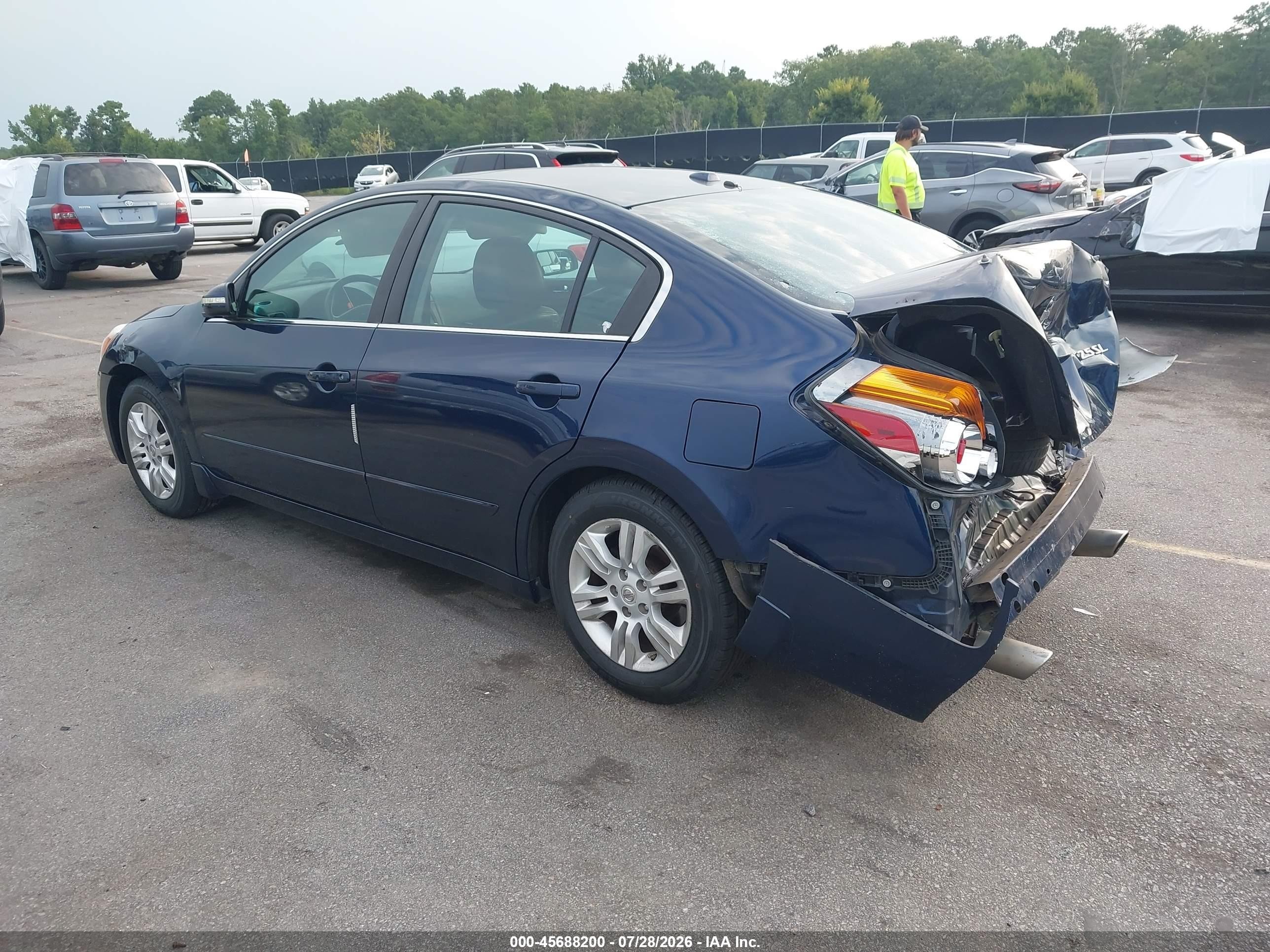 2010 Nissan Altima 2.5 S Blue vin: 1N4AL2AP4AN533353