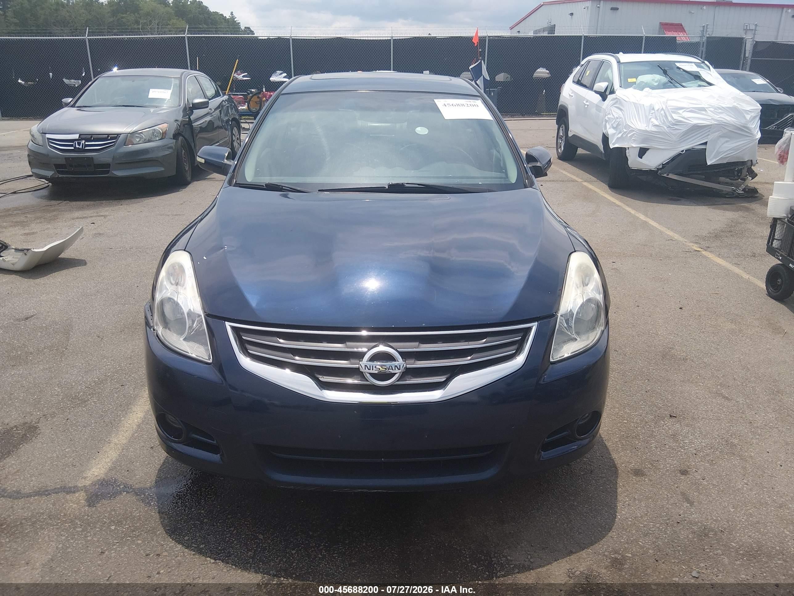 2010 Nissan Altima 2.5 S Blue vin: 1N4AL2AP4AN533353
