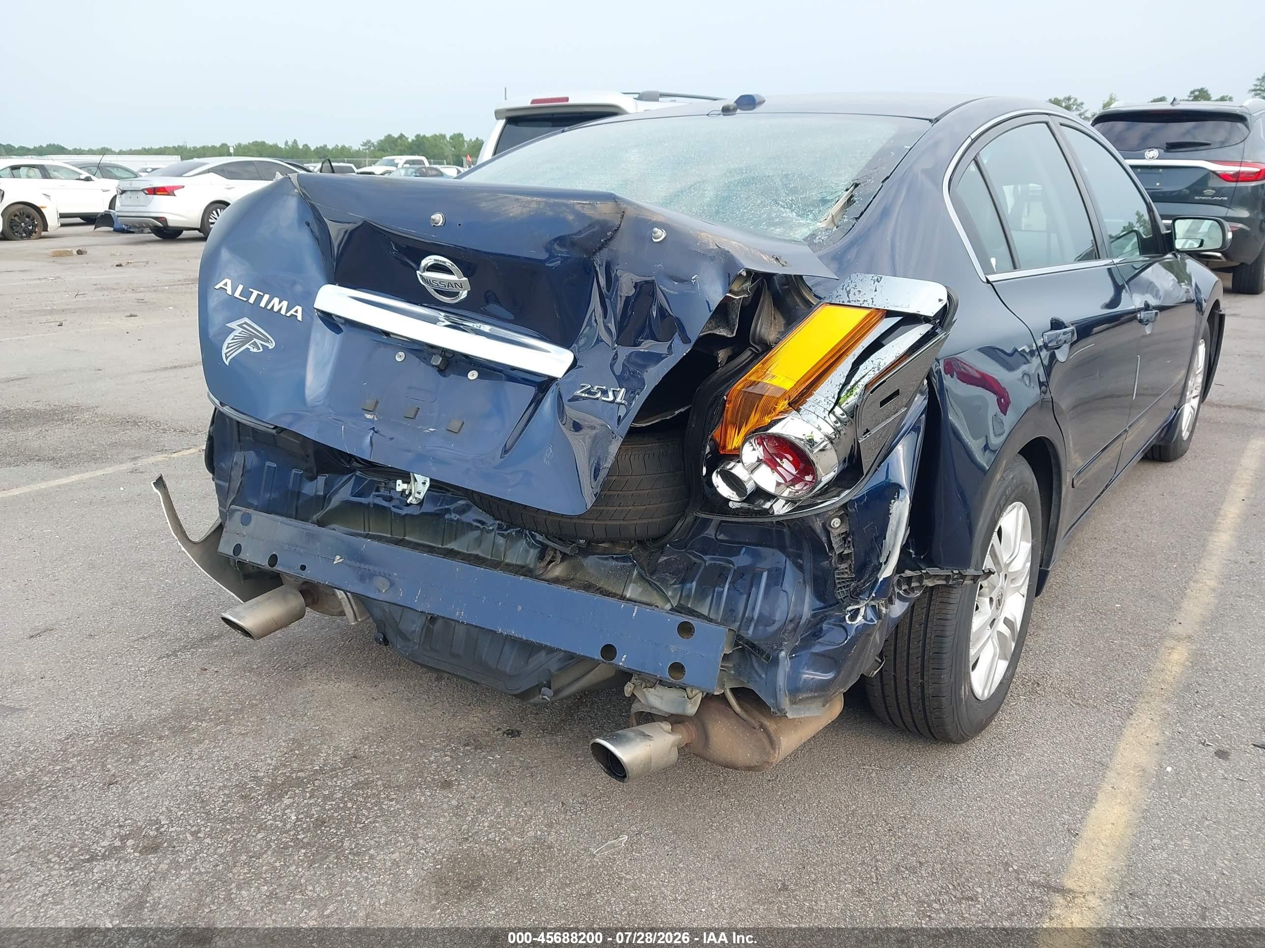 2010 Nissan Altima 2.5 S Blue vin: 1N4AL2AP4AN533353
