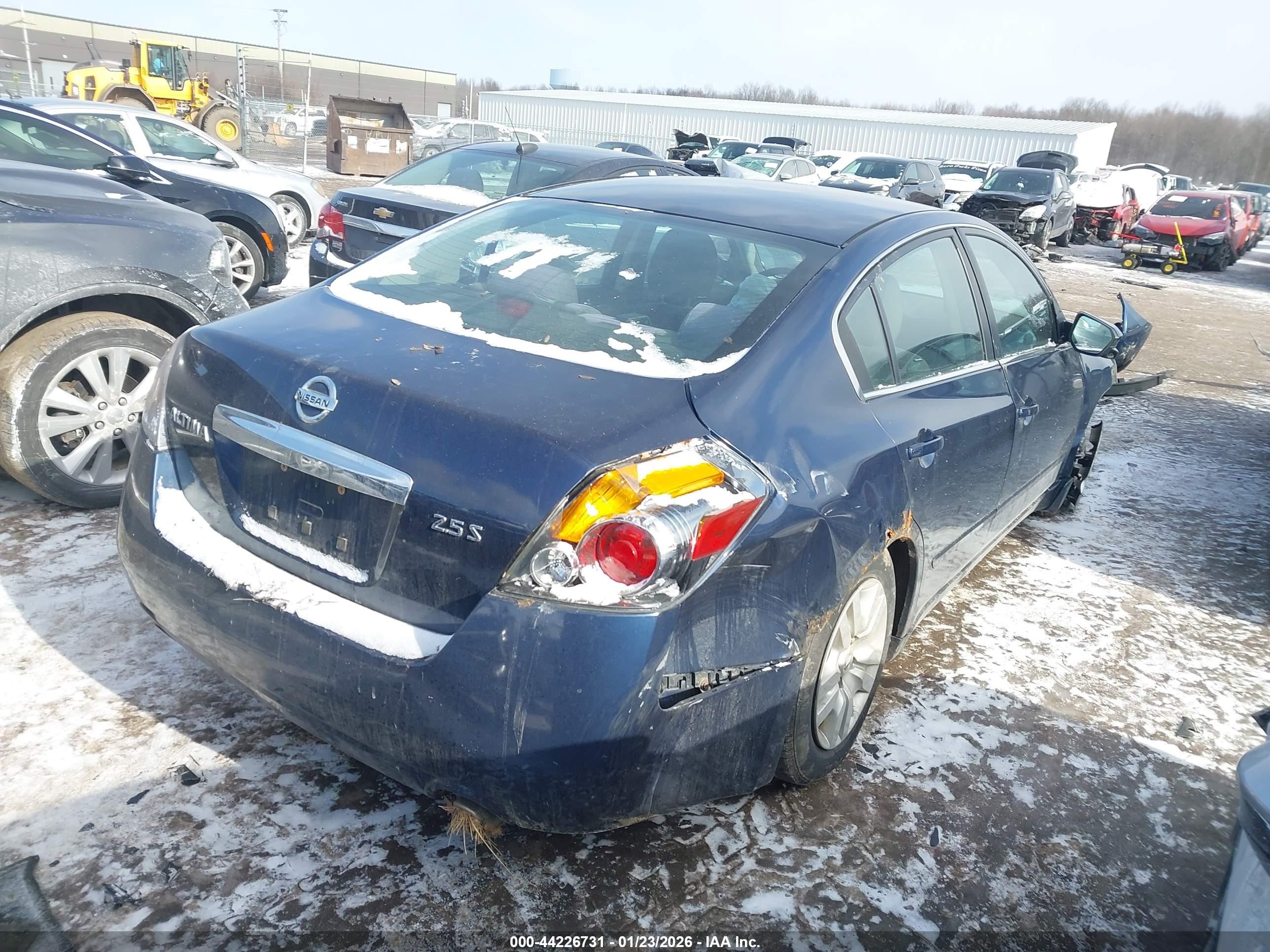 2010 Nissan Altima 2.5 S Blue vin: 1N4AL2AP4AN549407