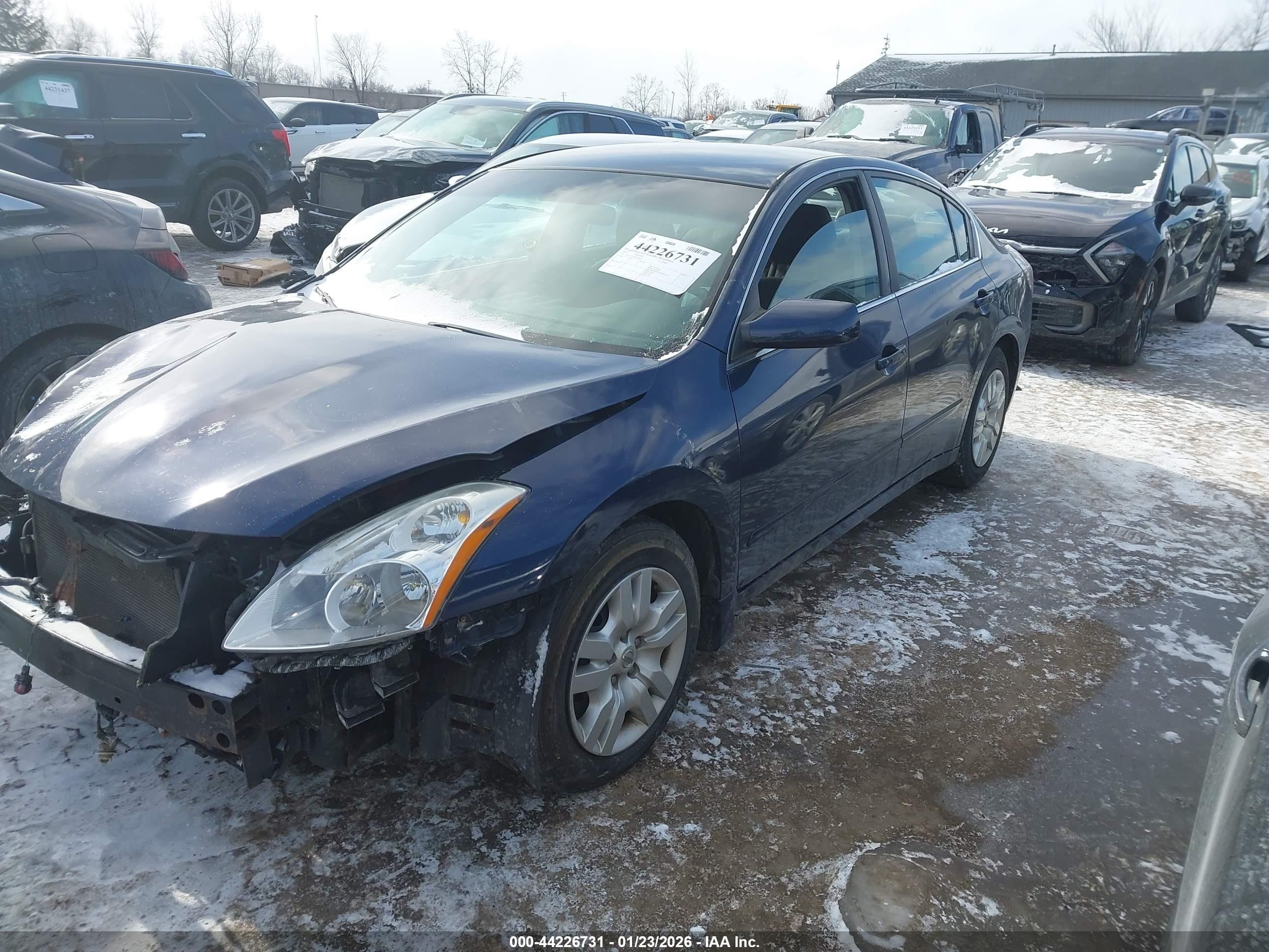 2010 Nissan Altima 2.5 S Blue vin: 1N4AL2AP4AN549407
