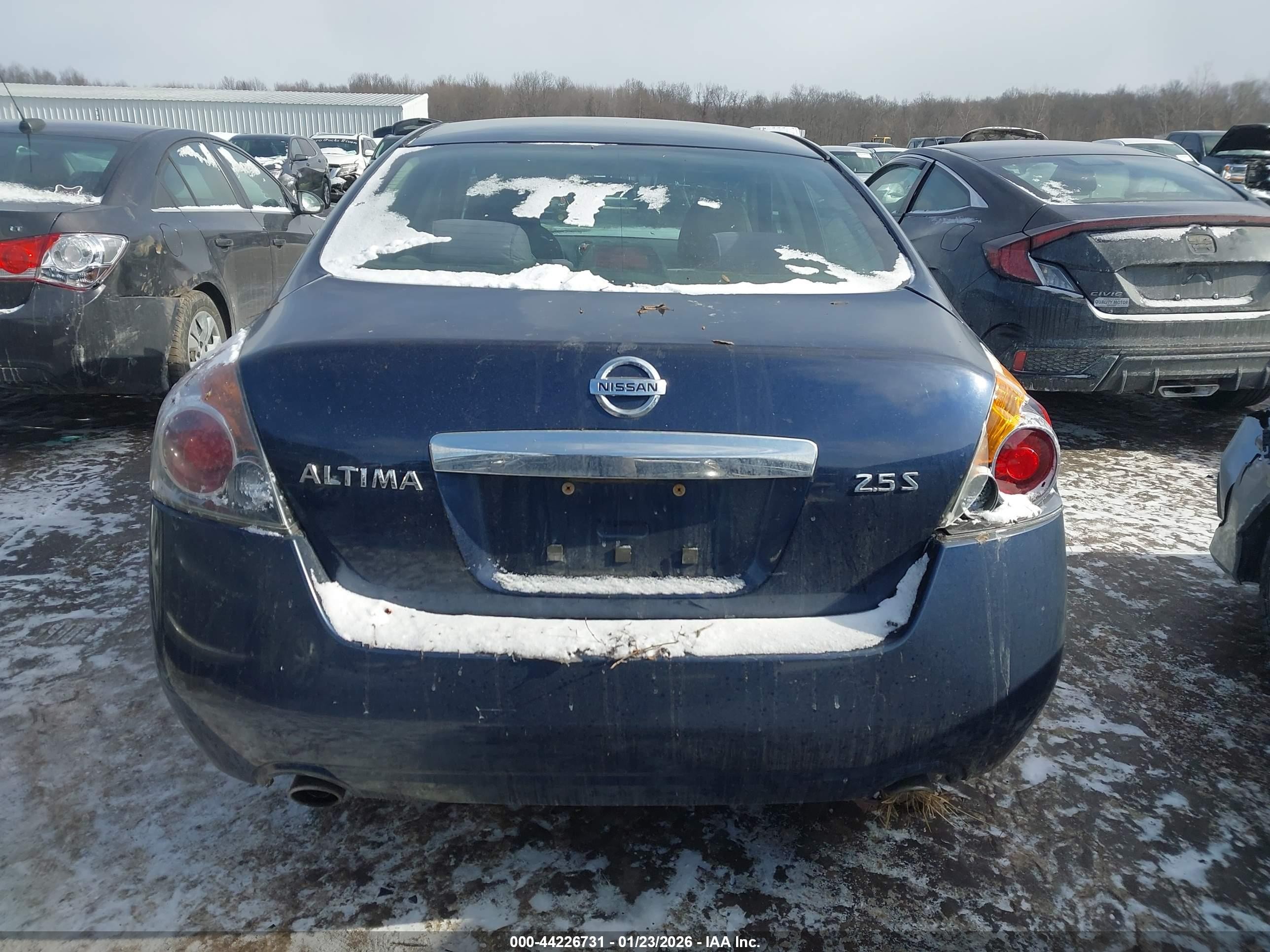 2010 Nissan Altima 2.5 S Blue vin: 1N4AL2AP4AN549407