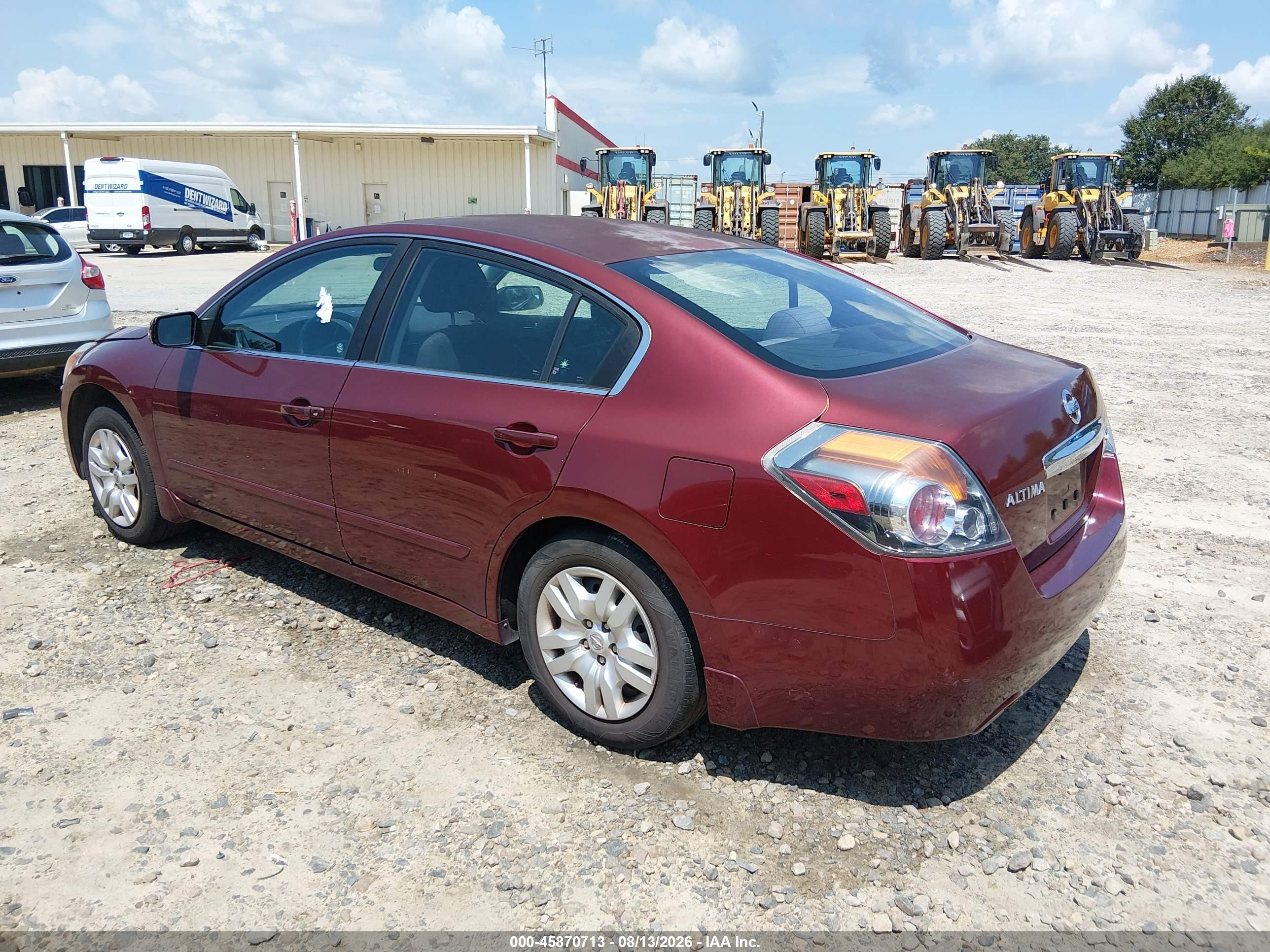 2010 Nissan Altima 2.5 S Burgundy vin: 1N4AL2AP4AN552470