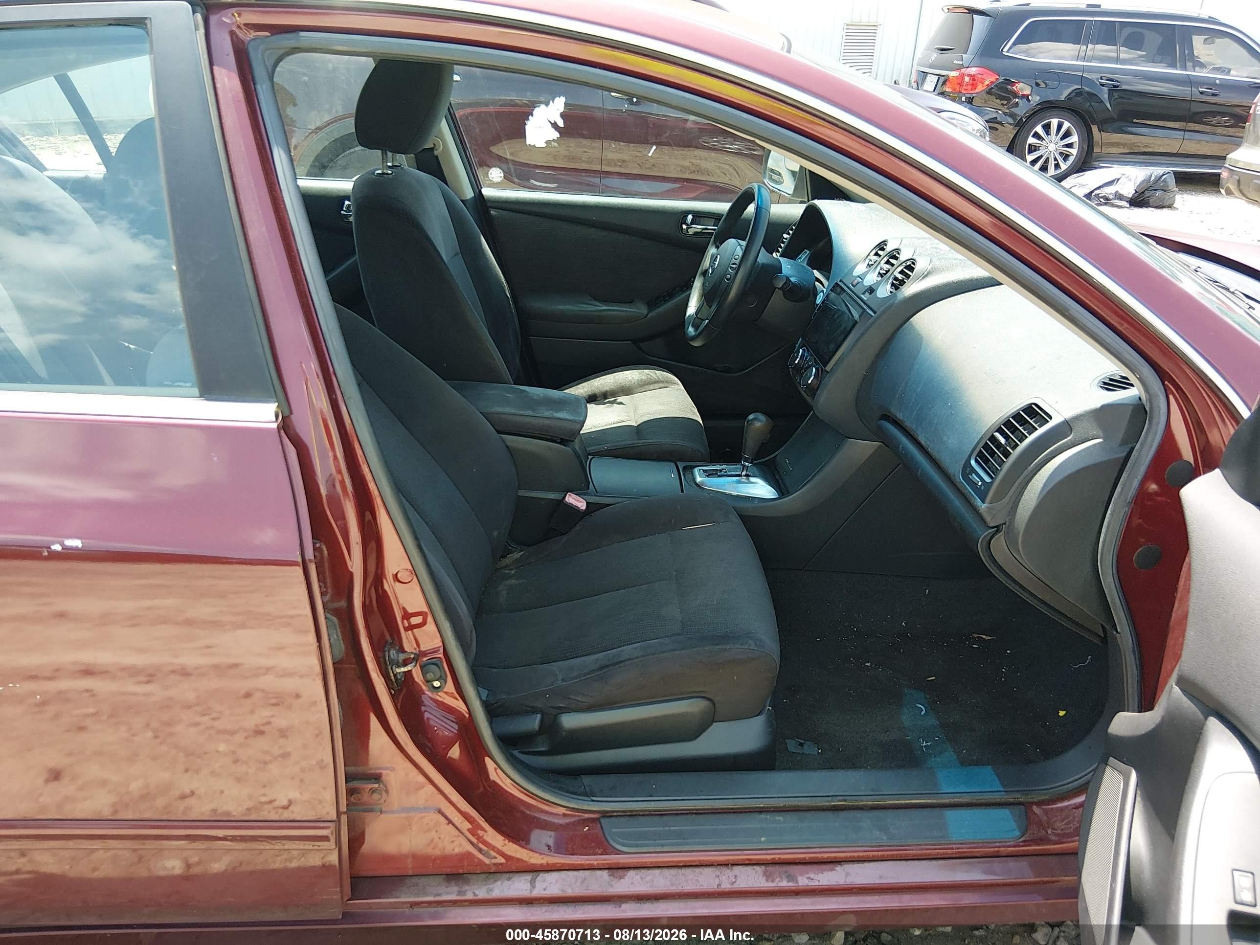 2010 Nissan Altima 2.5 S Burgundy vin: 1N4AL2AP4AN552470