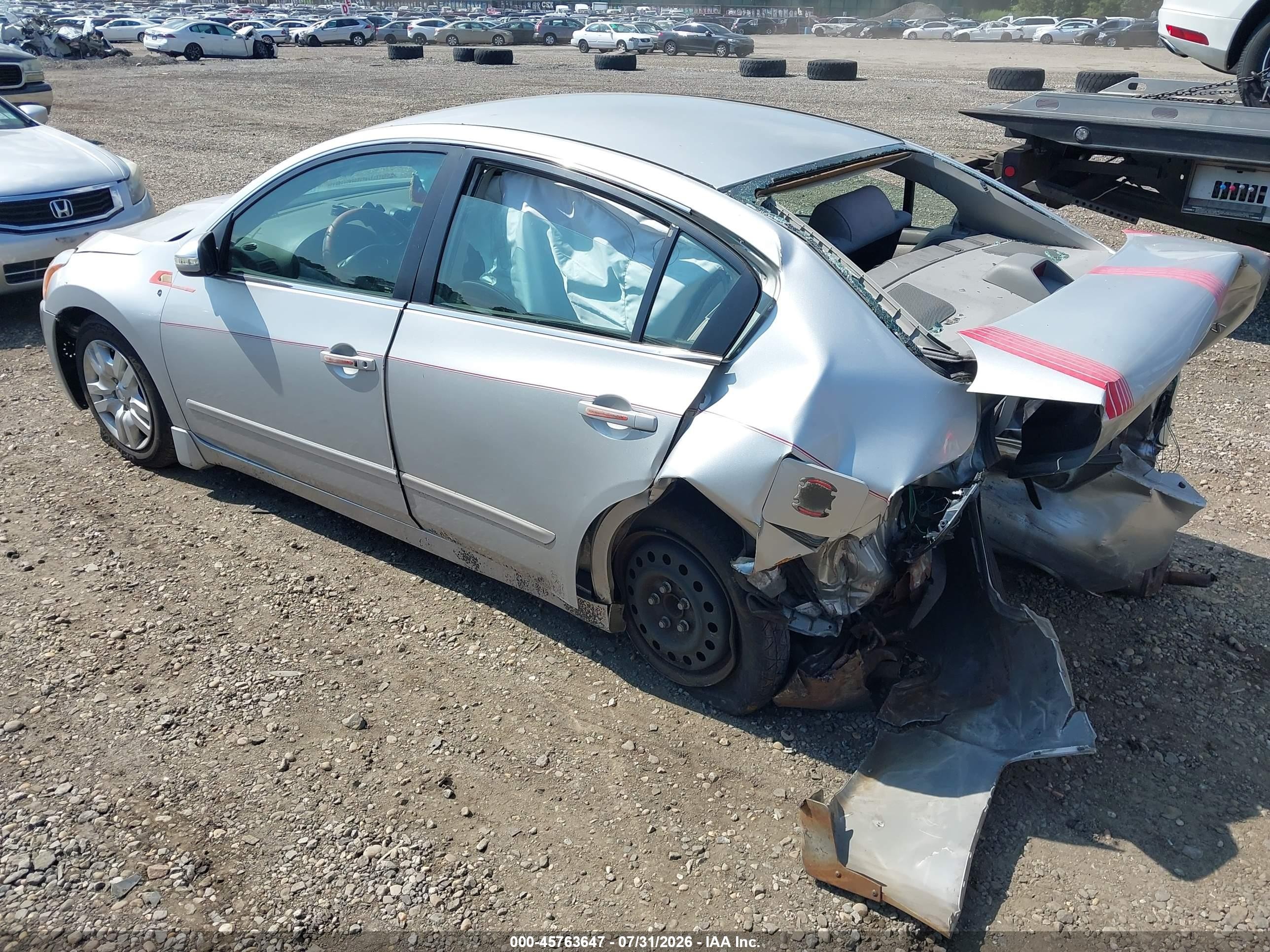 2010 Nissan Altima 2.5 S Серебряный vin: 1N4AL2AP4AN554820