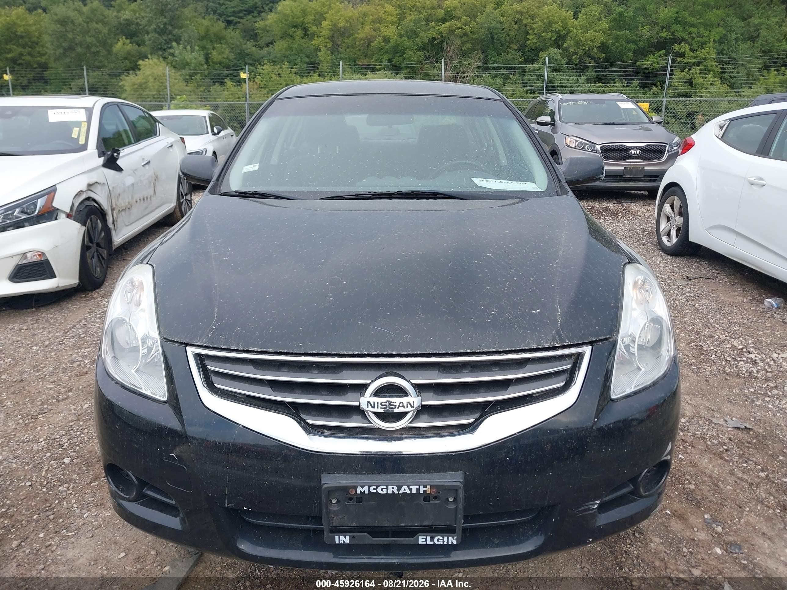 2011 Nissan Altima 2.5 S Black vin: 1N4AL2AP4BC109264