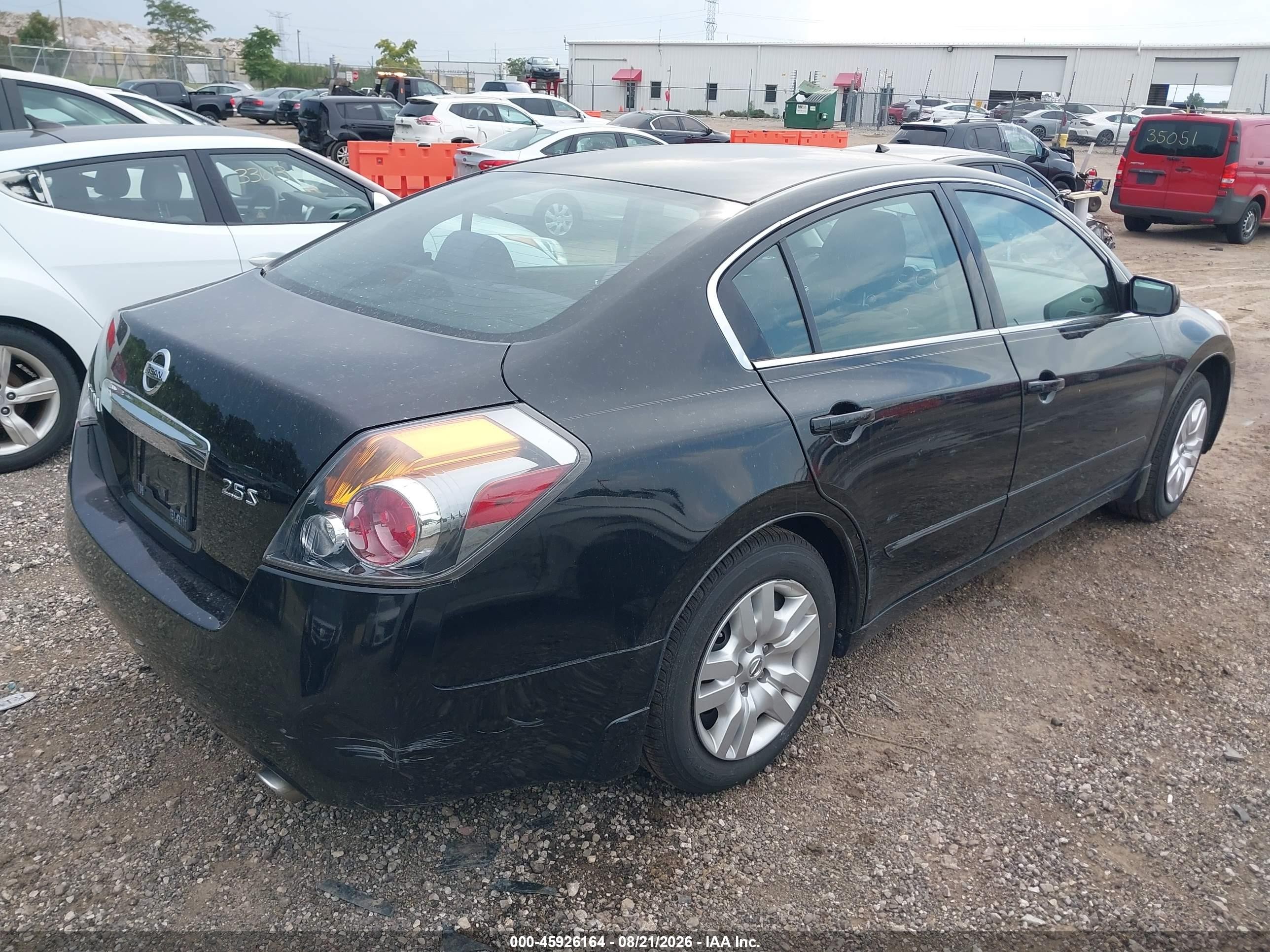 2011 Nissan Altima 2.5 S Black vin: 1N4AL2AP4BC109264