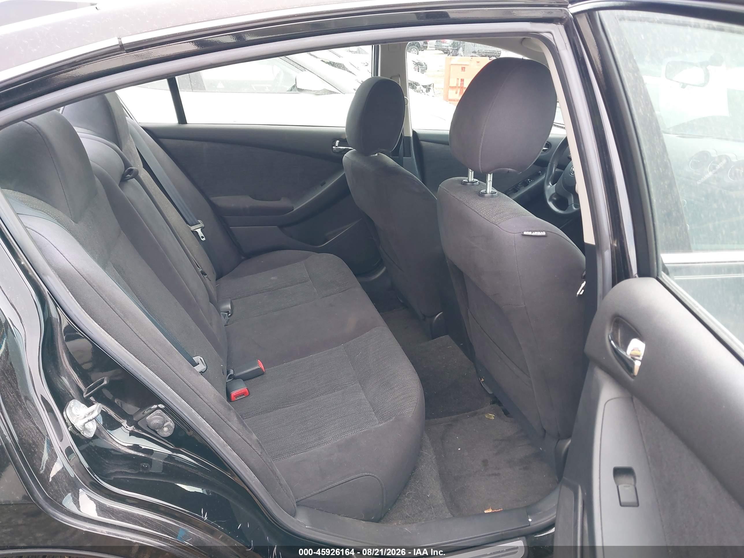 2011 Nissan Altima 2.5 S Black vin: 1N4AL2AP4BC109264
