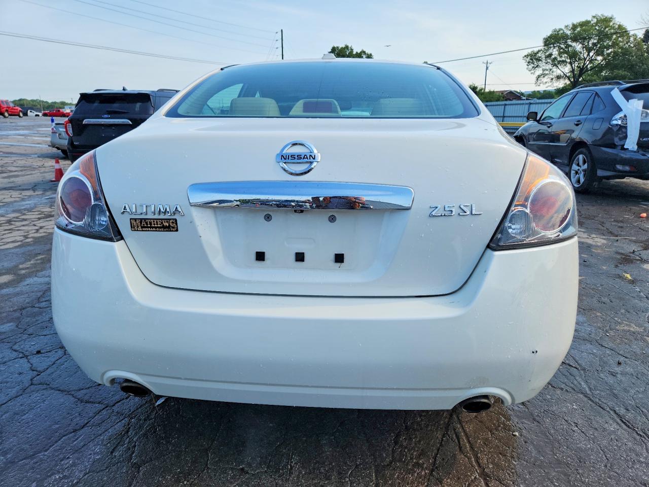 2011 Nissan Altima 2.5 White vin: 1N4AL2AP4BC120670
