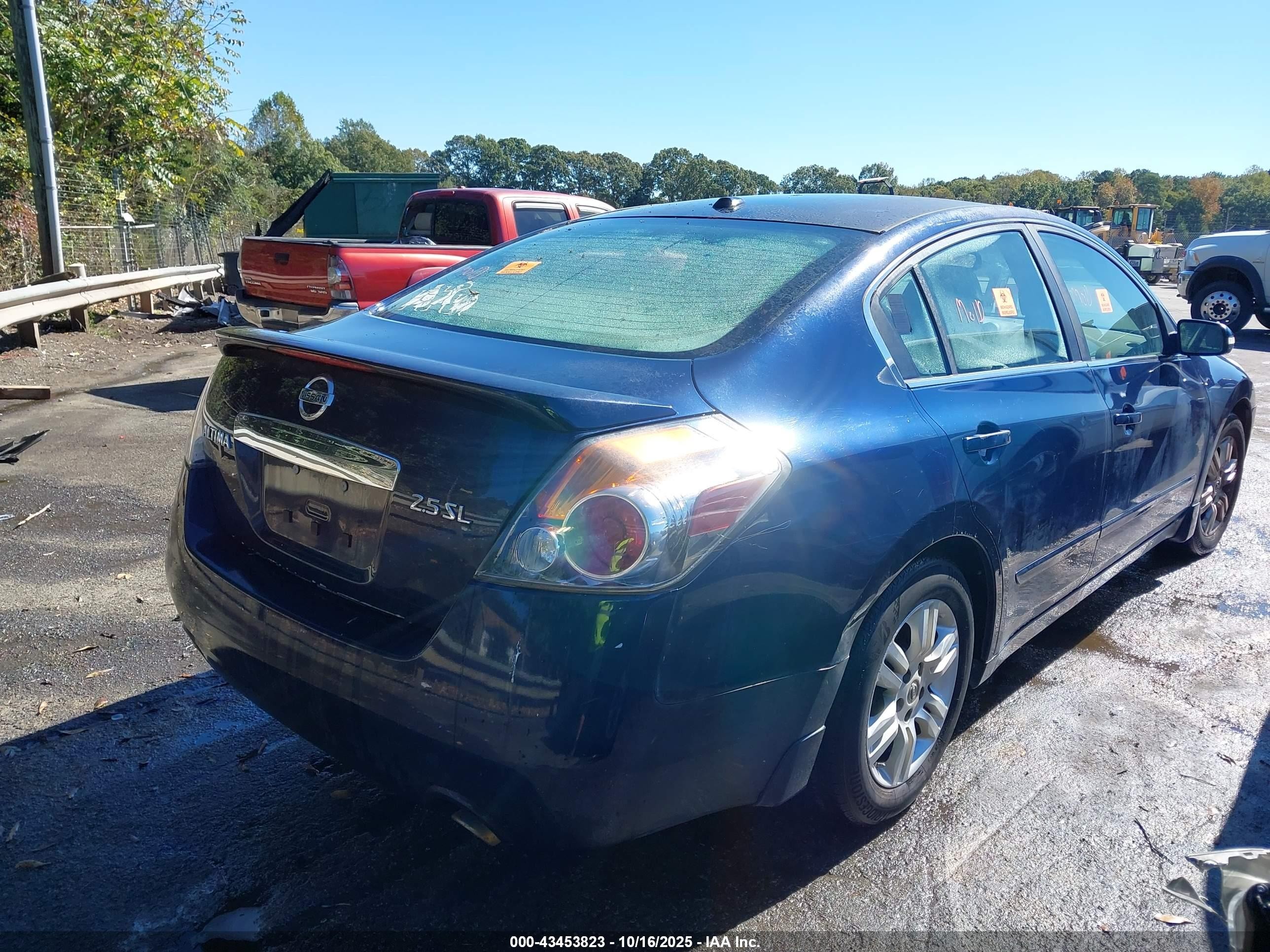 2011 Nissan Altima 2.5 S Blue vin: 1N4AL2AP4BC120880