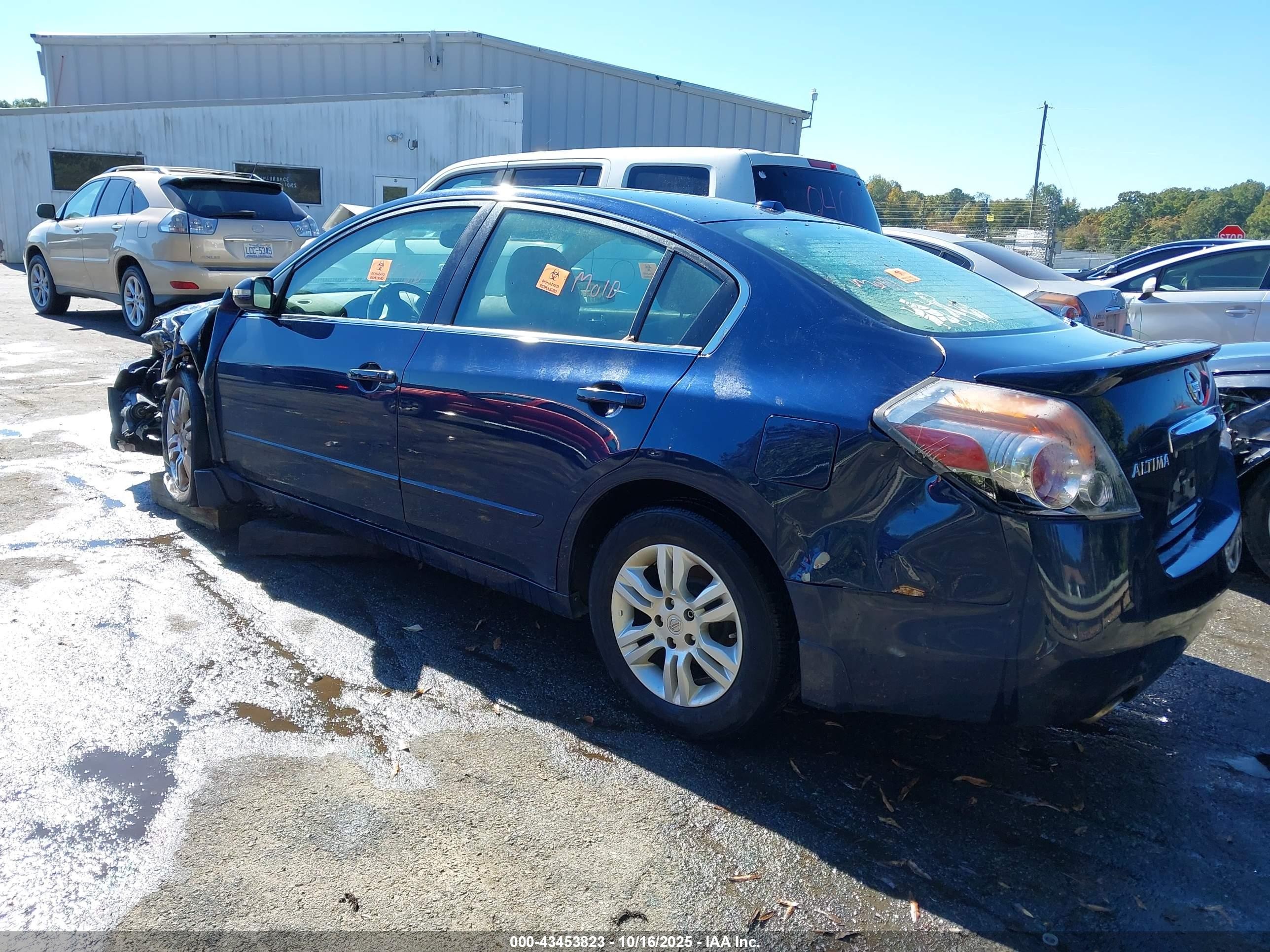 2011 Nissan Altima 2.5 S Blue vin: 1N4AL2AP4BC120880