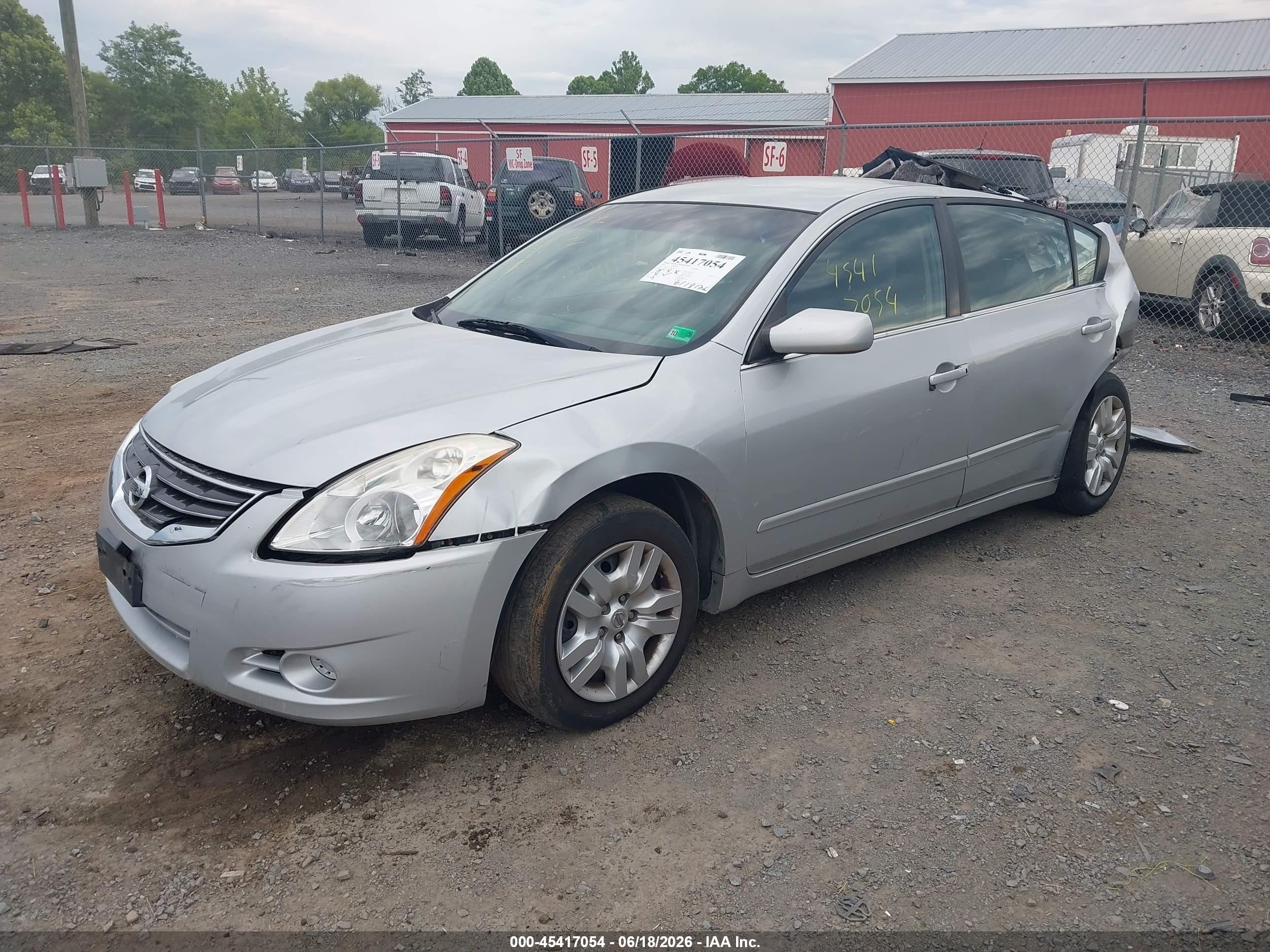 2011 Nissan Altima 2.5 S Silver vin: 1N4AL2AP4BC151711