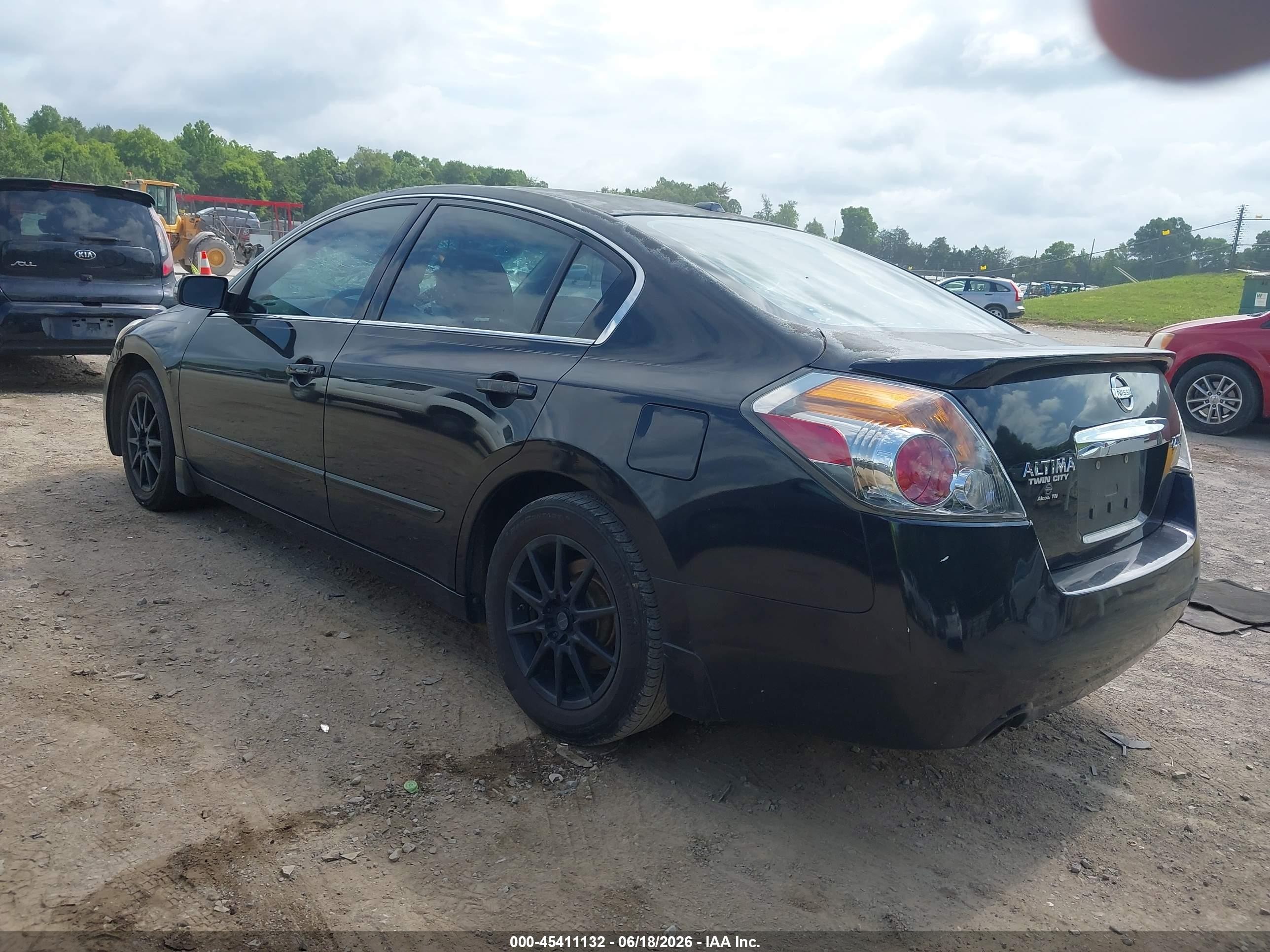 2011 Nissan Altima 2.5 S Black vin: 1N4AL2AP4BC174373