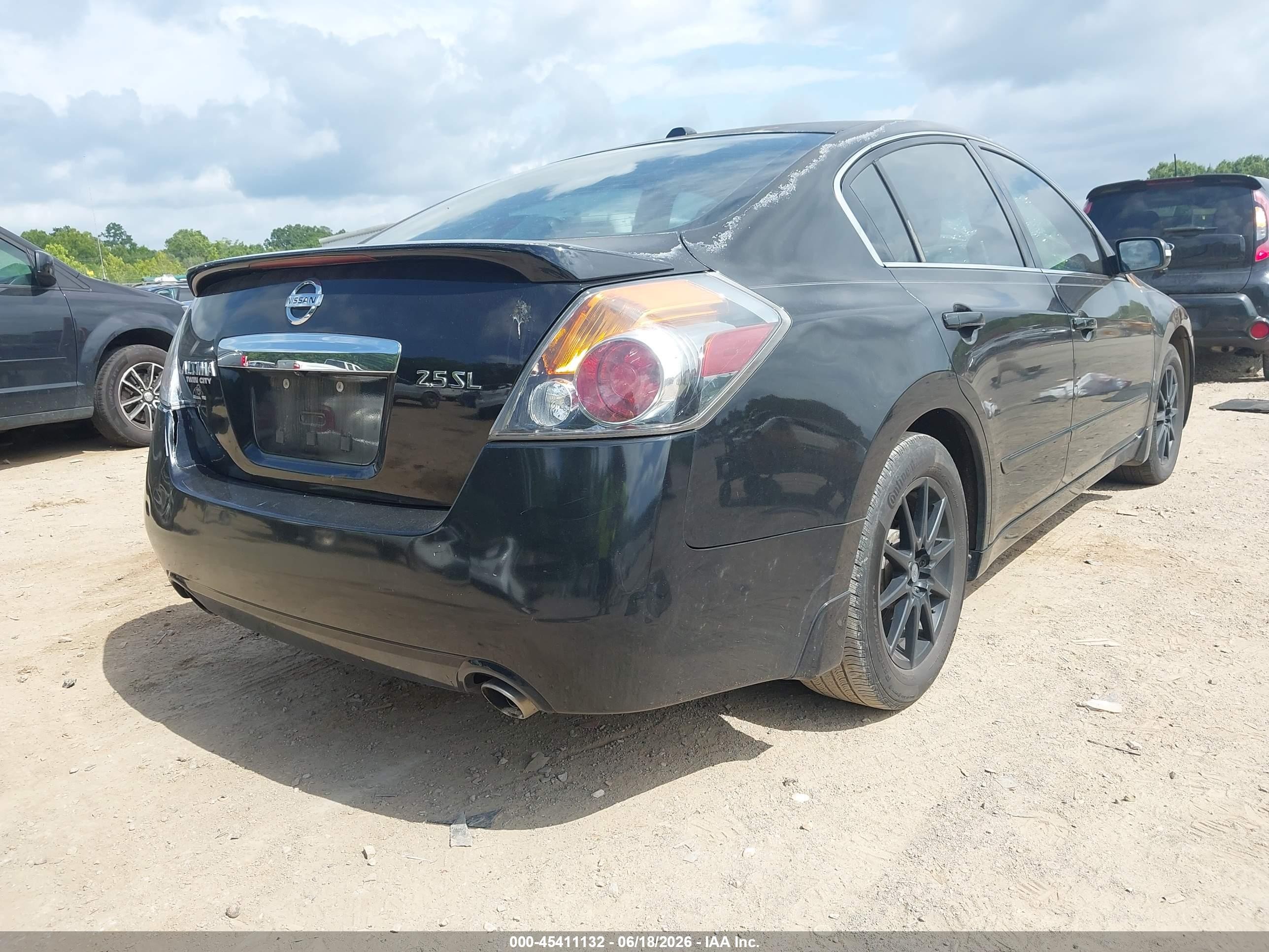 2011 Nissan Altima 2.5 S Black vin: 1N4AL2AP4BC174373