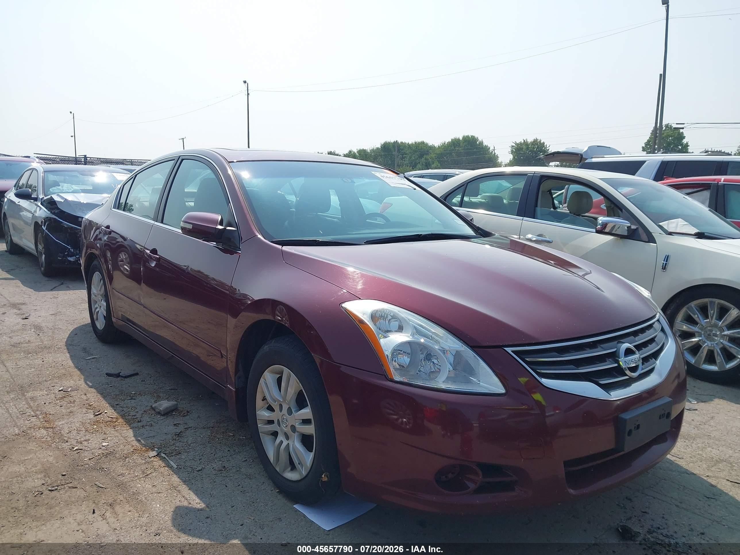 2011 Nissan Altima 2.5 S Burgundy vin: 1N4AL2AP4BN406703