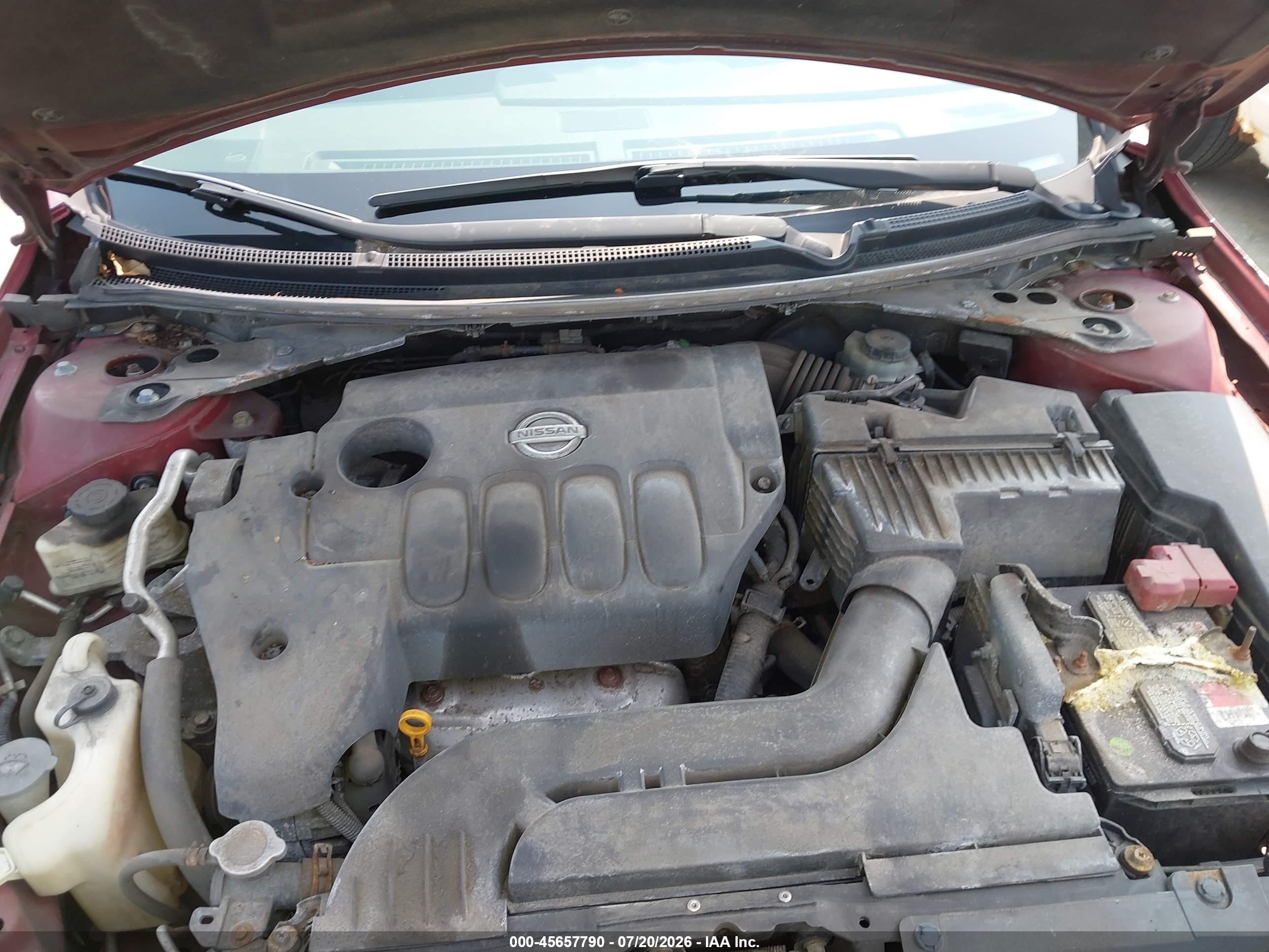 2011 Nissan Altima 2.5 S Burgundy vin: 1N4AL2AP4BN406703