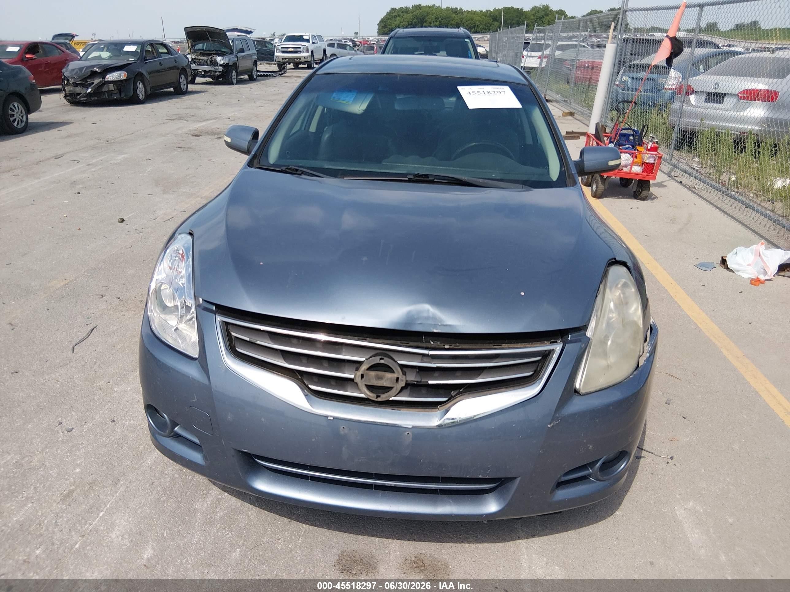 2011 Nissan Altima 2.5 S Light Blue vin: 1N4AL2AP4BN410797