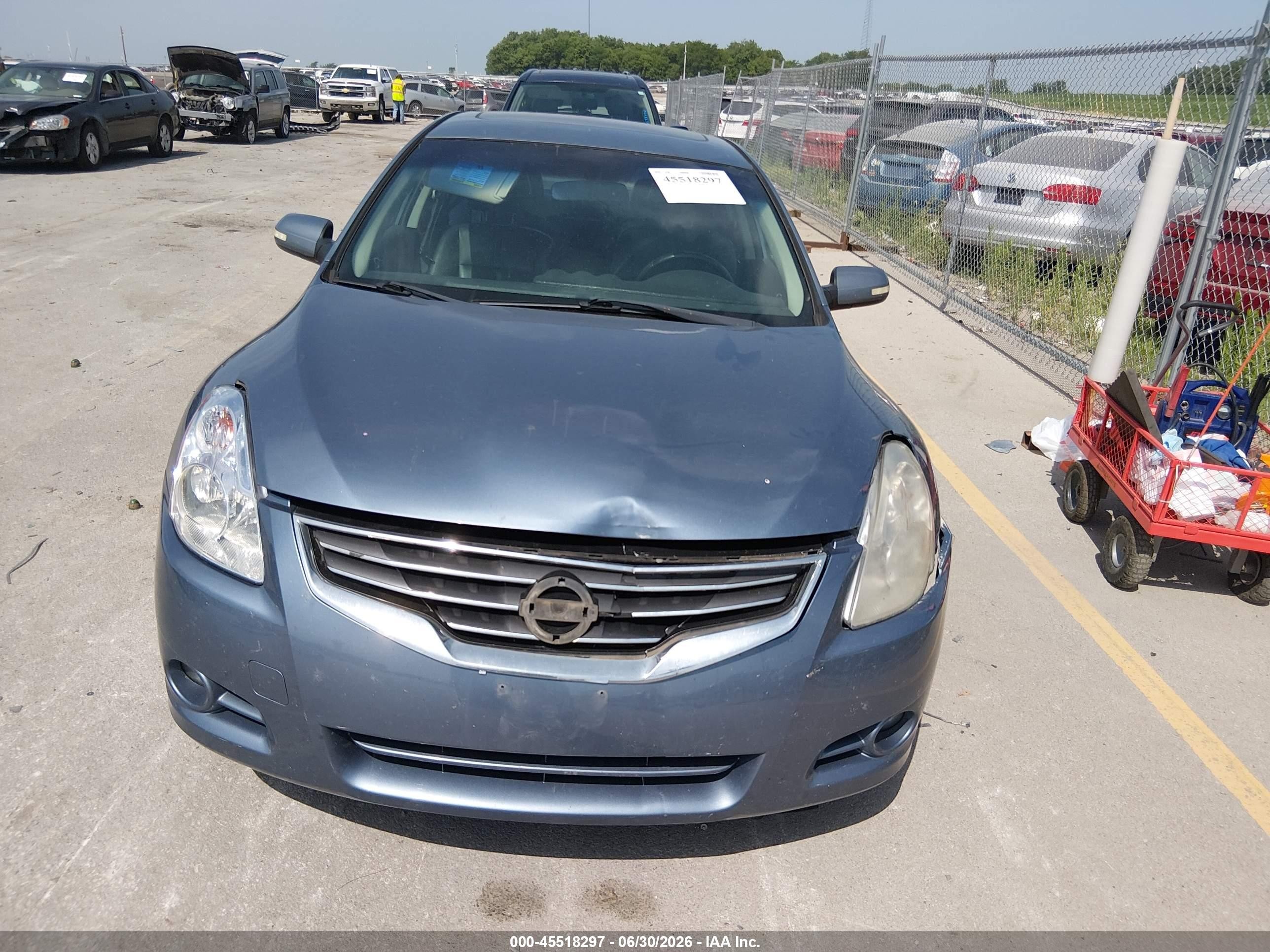 2011 Nissan Altima 2.5 S Light Blue vin: 1N4AL2AP4BN410797