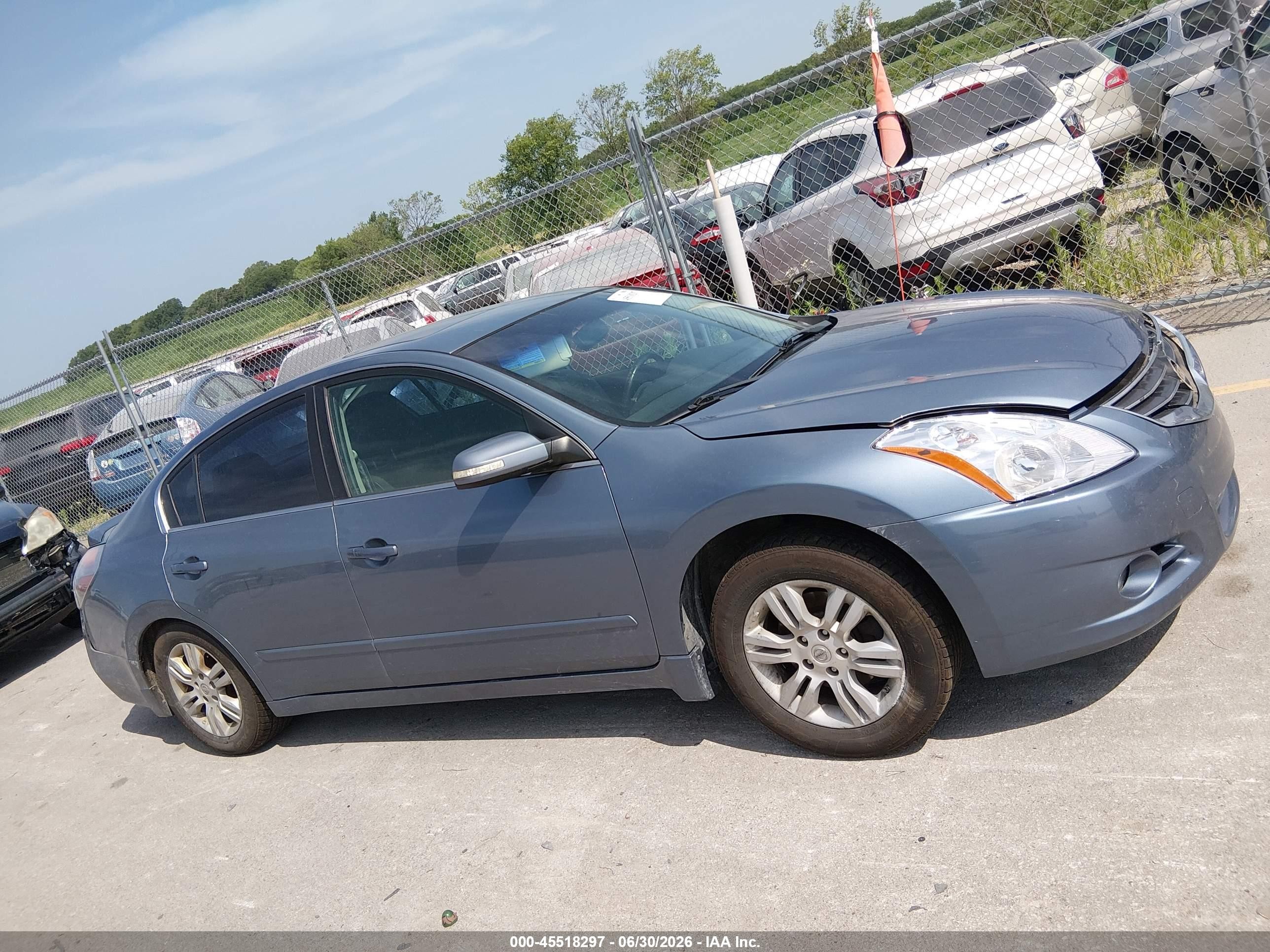 2011 Nissan Altima 2.5 S Light Blue vin: 1N4AL2AP4BN410797