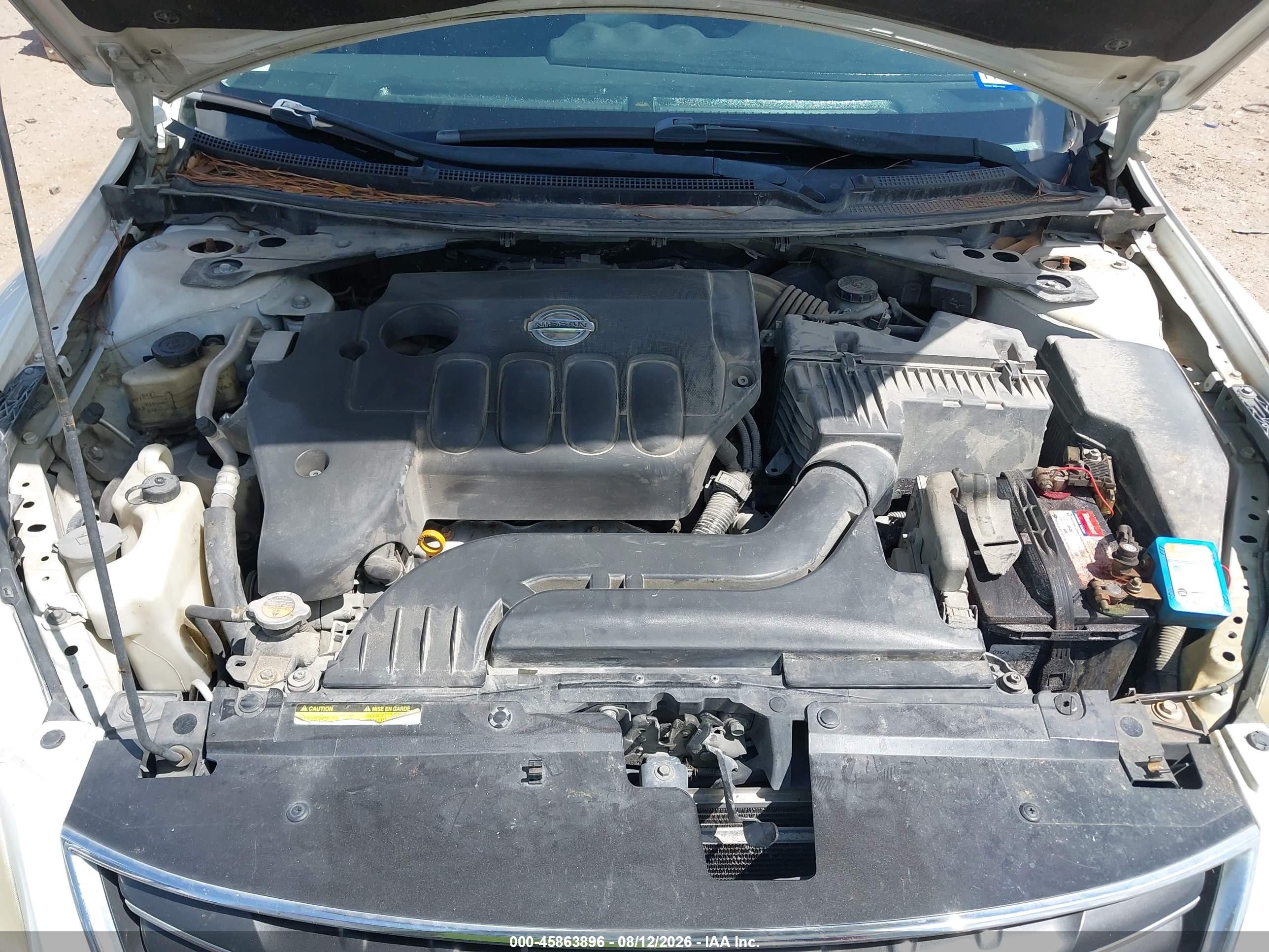 2011 Nissan Altima 2.5 S White vin: 1N4AL2AP4BN414803