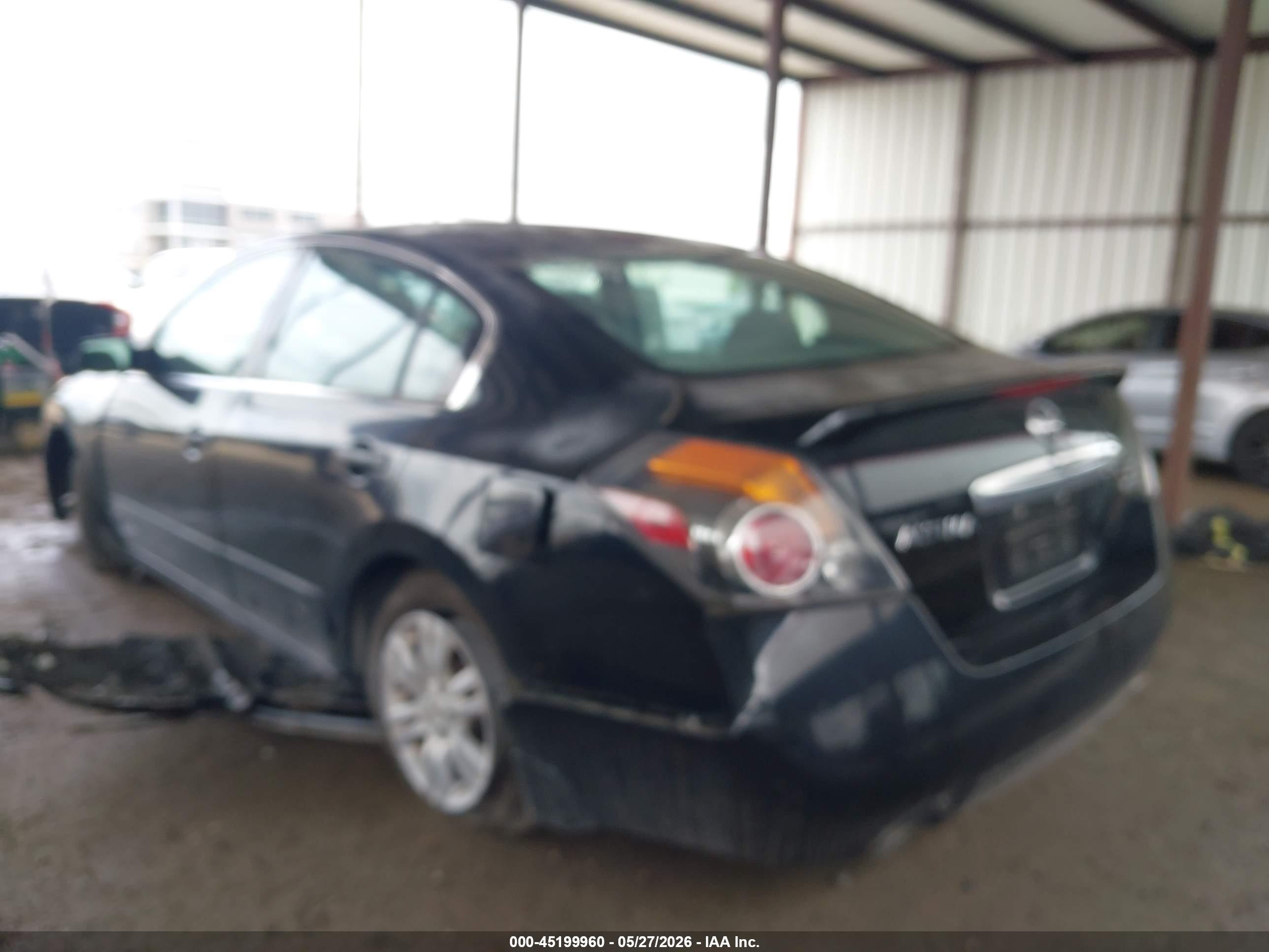 2011 Nissan Altima 2.5 S Black vin: 1N4AL2AP4BN491803