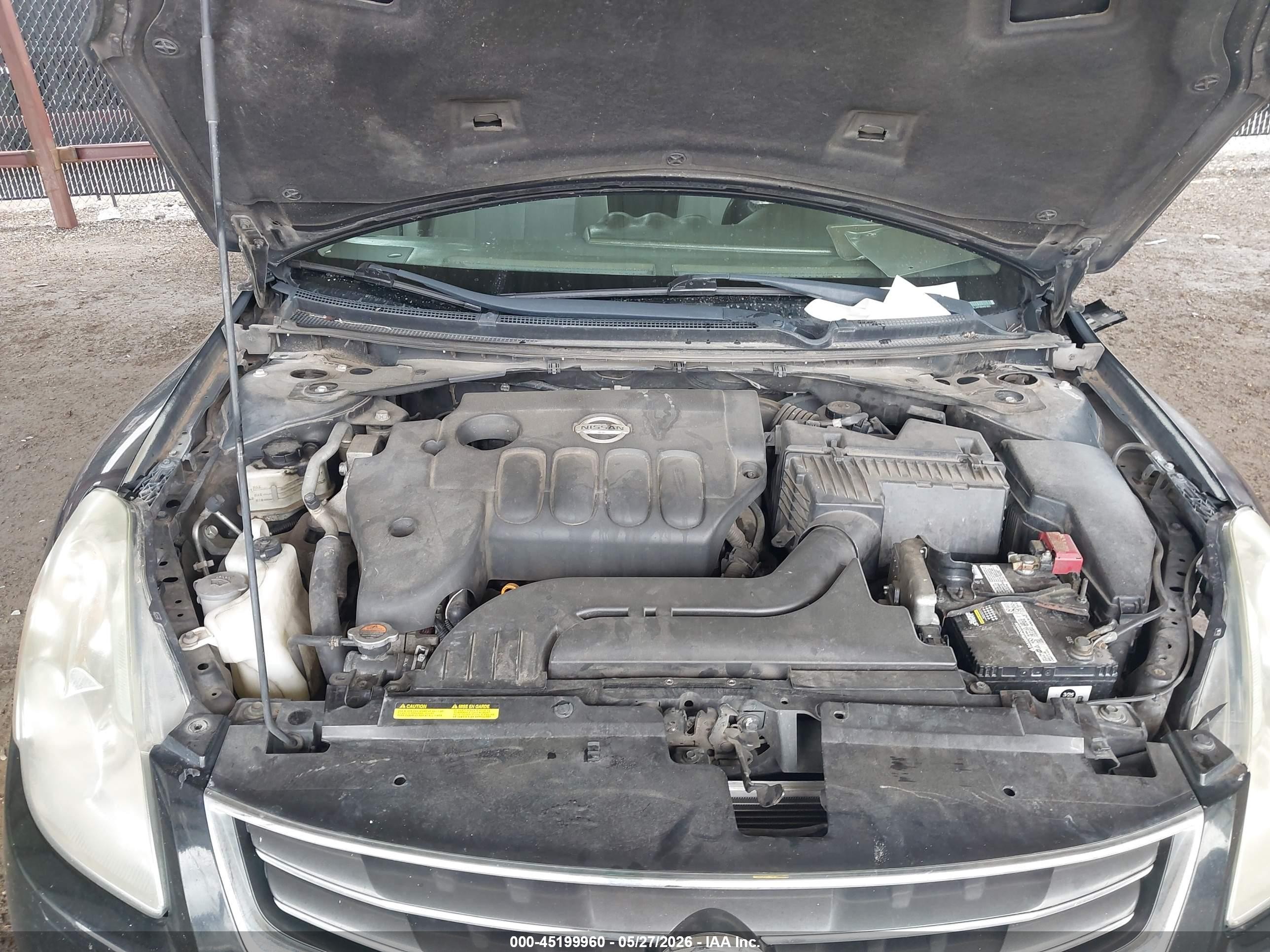 2011 Nissan Altima 2.5 S Black vin: 1N4AL2AP4BN491803