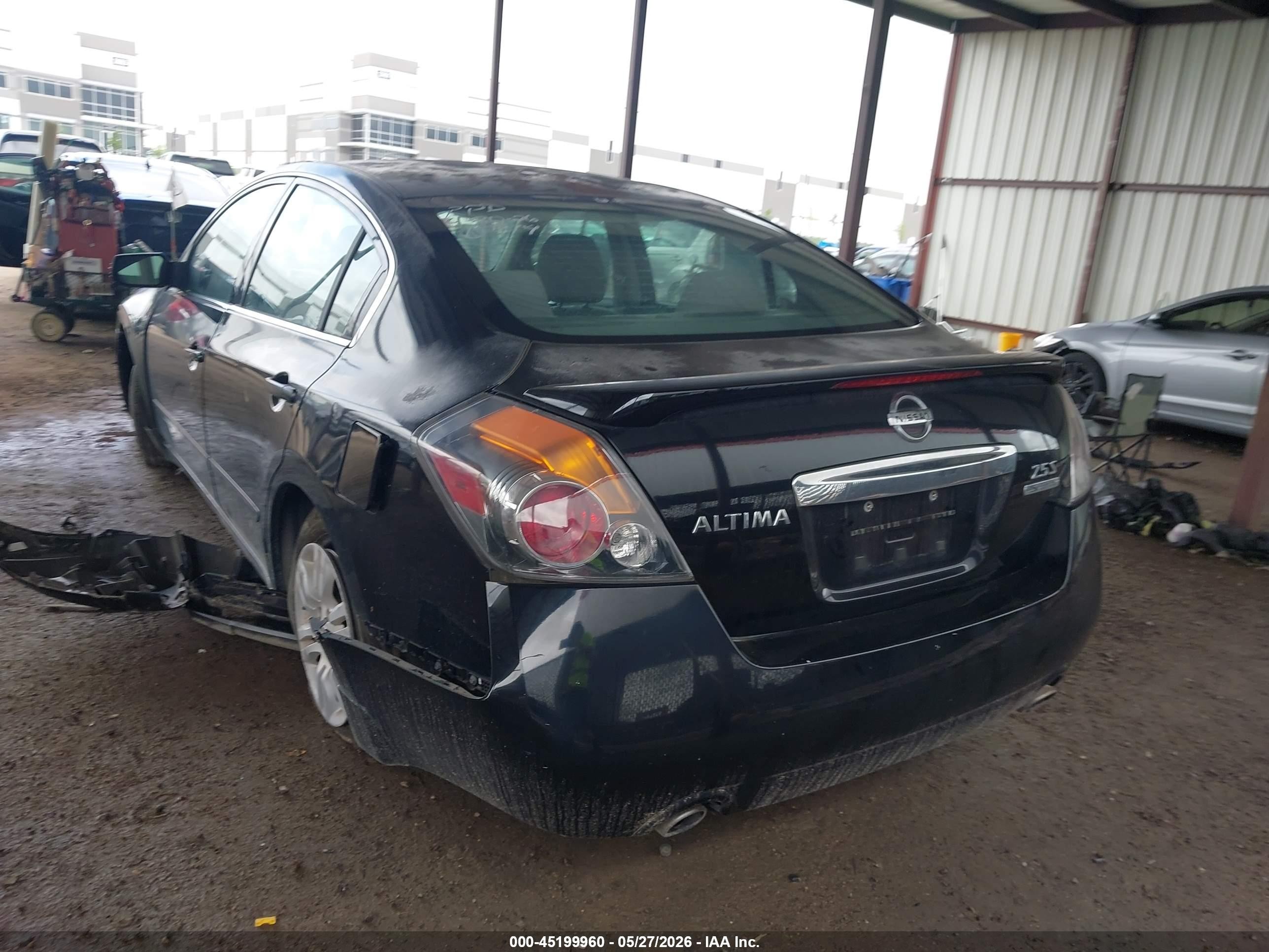 2011 Nissan Altima 2.5 S Black vin: 1N4AL2AP4BN491803