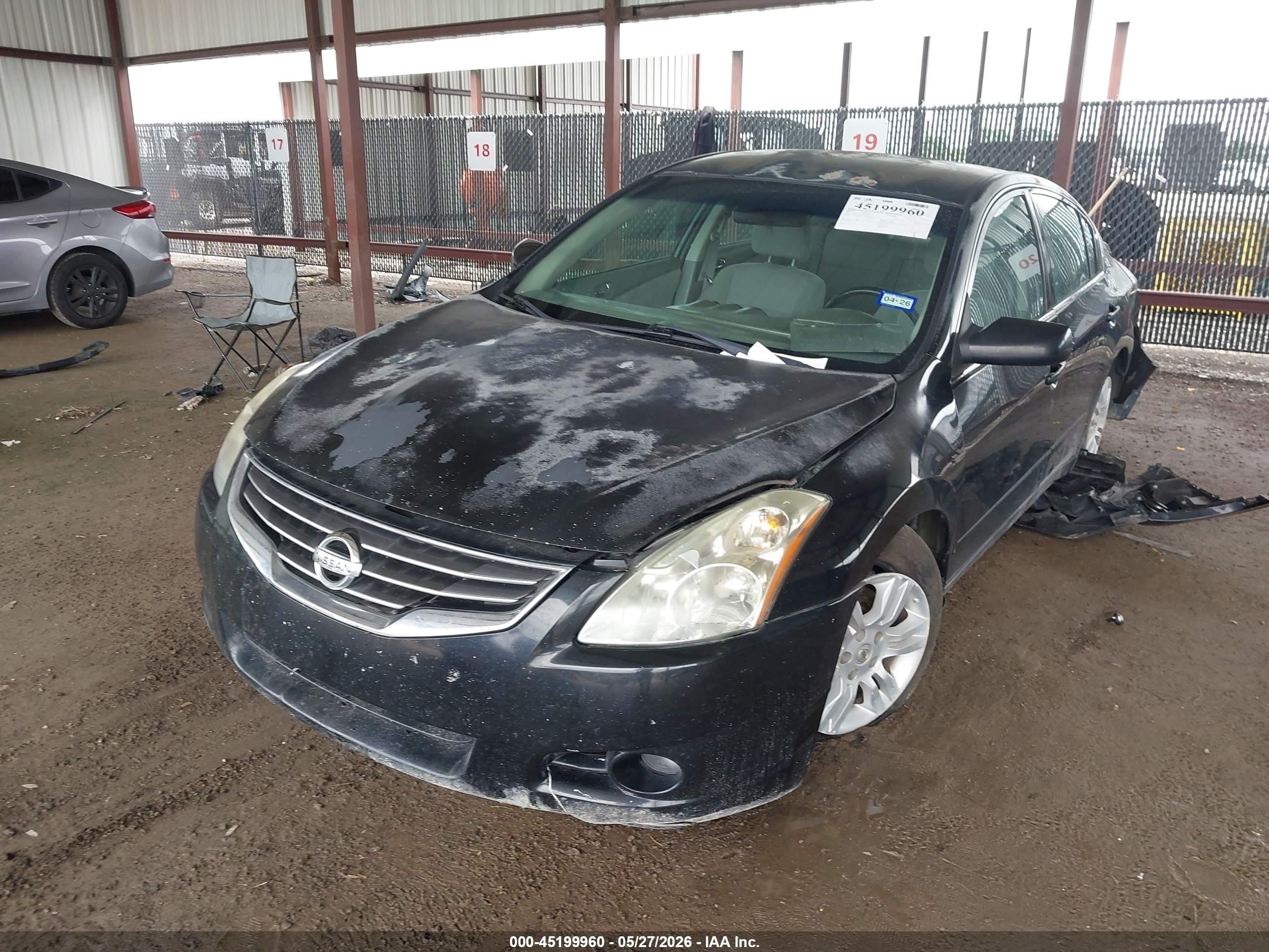 2011 Nissan Altima 2.5 S Black vin: 1N4AL2AP4BN491803