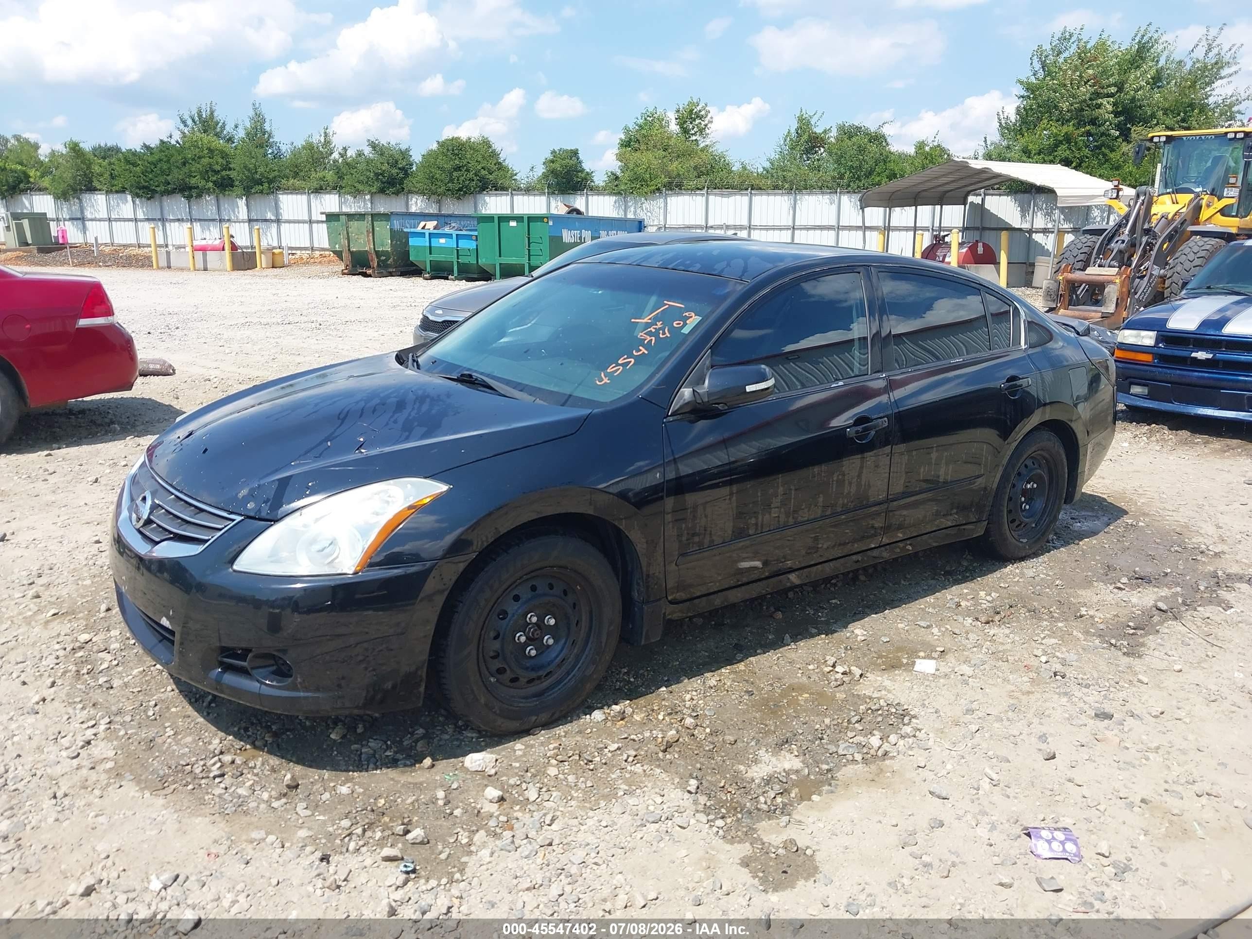 2011 Nissan Altima 2.5 S Black vin: 1N4AL2AP4BN499769
