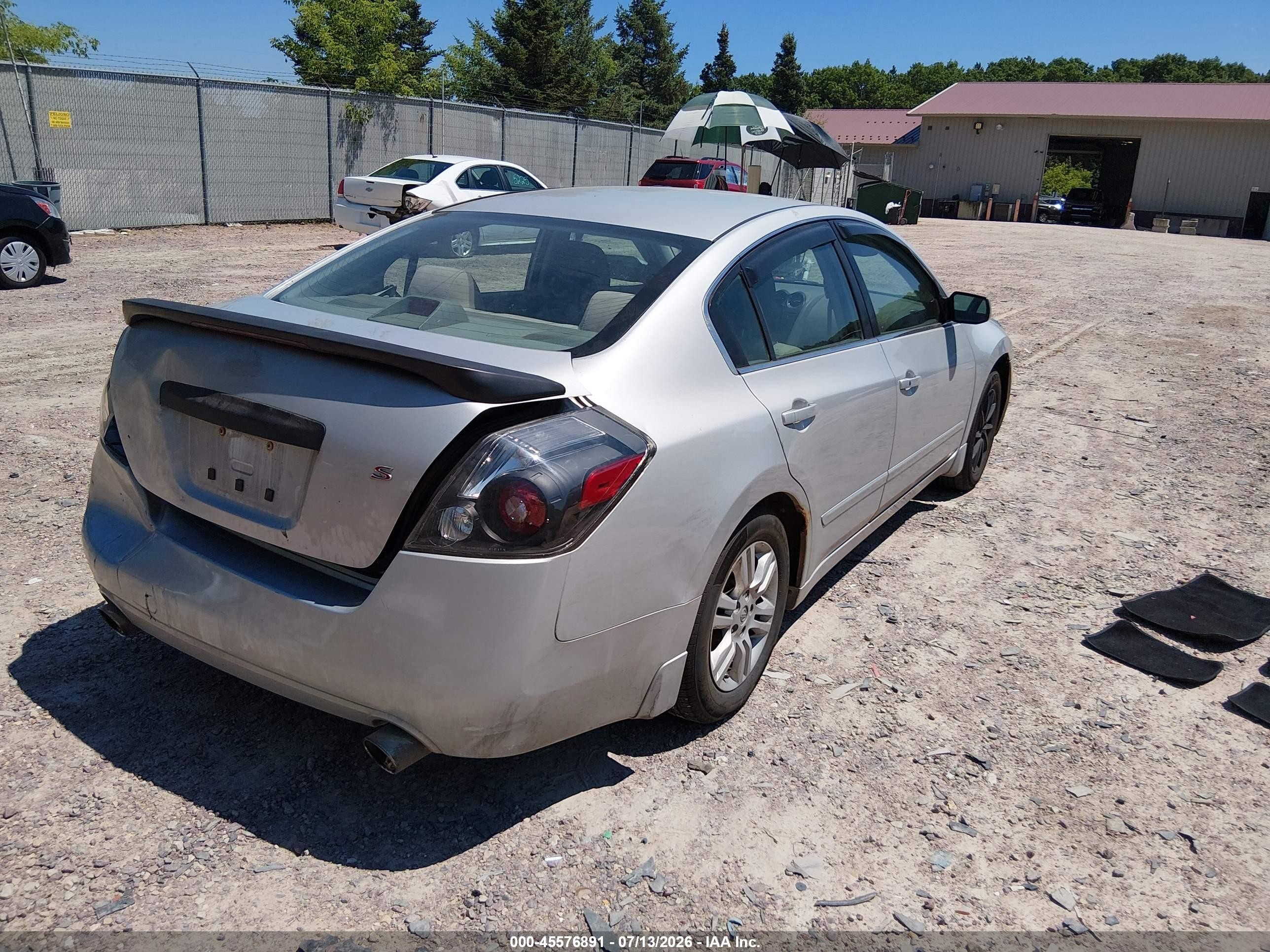 2011 Nissan Altima 2.5 S Silver vin: 1N4AL2AP4BN501245
