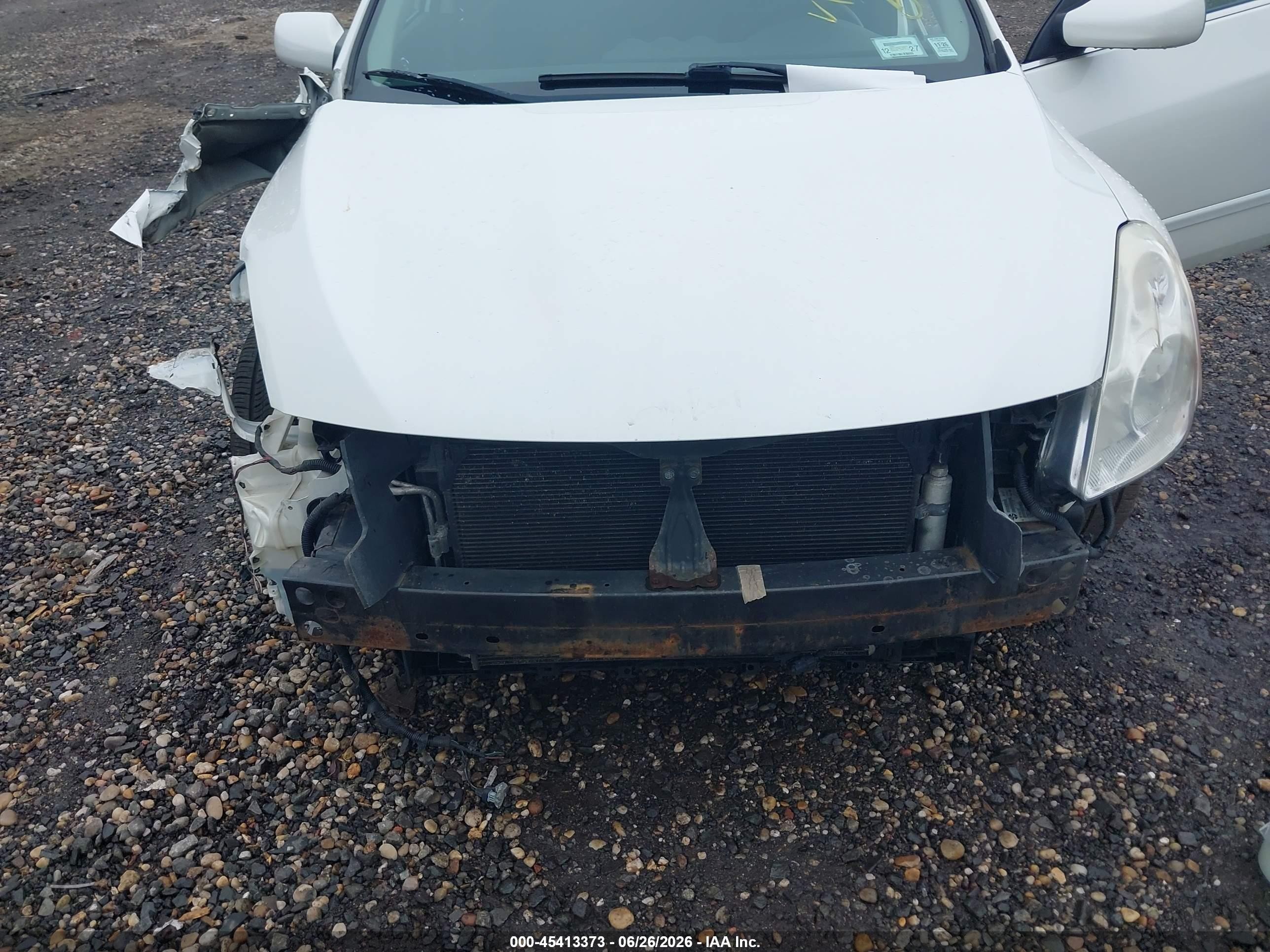 2012 Nissan Altima 2.5 S White vin: 1N4AL2AP4CC124302