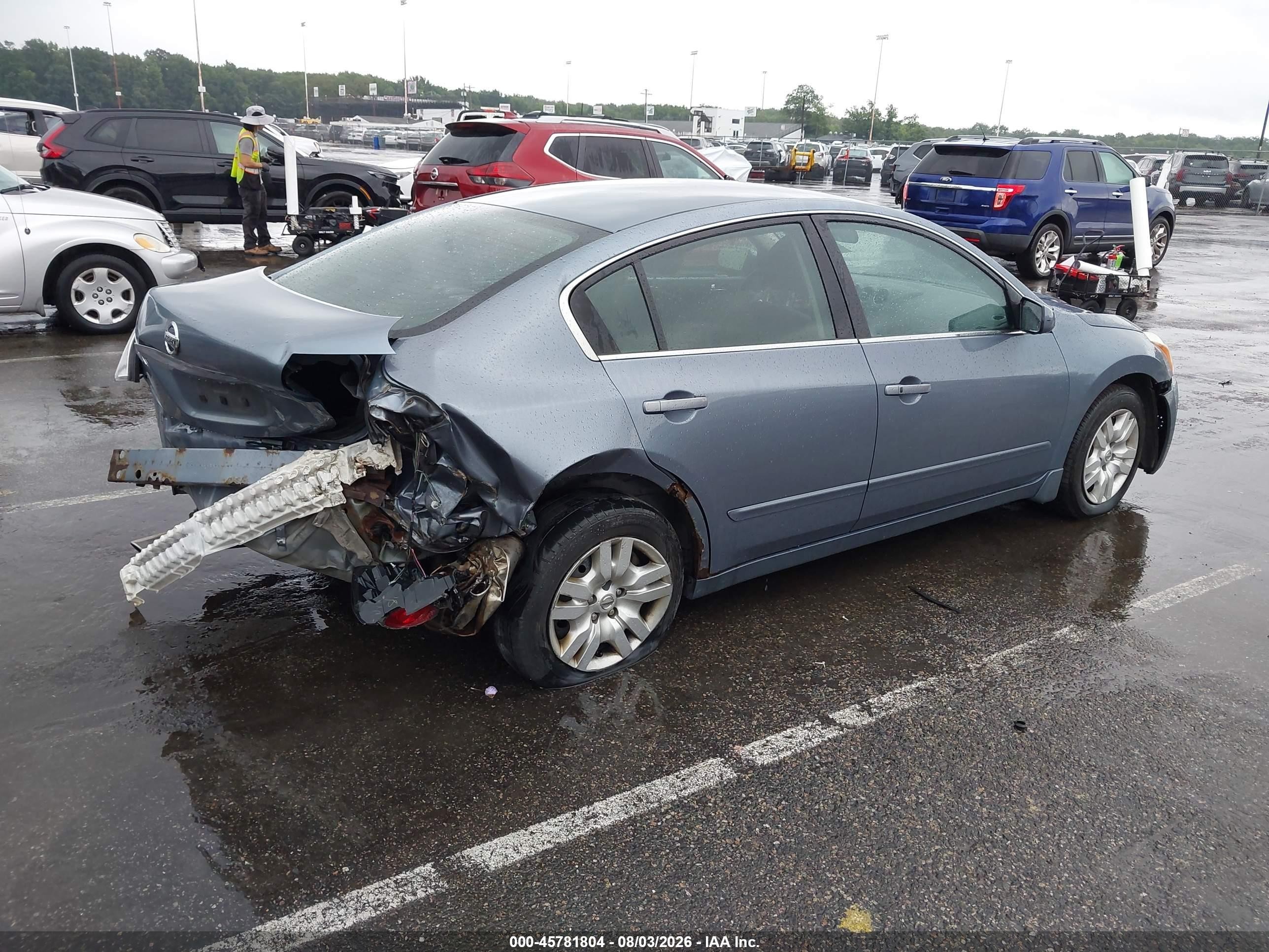 2012 Nissan Altima 2.5 S Light Blue vin: 1N4AL2AP4CC139334
