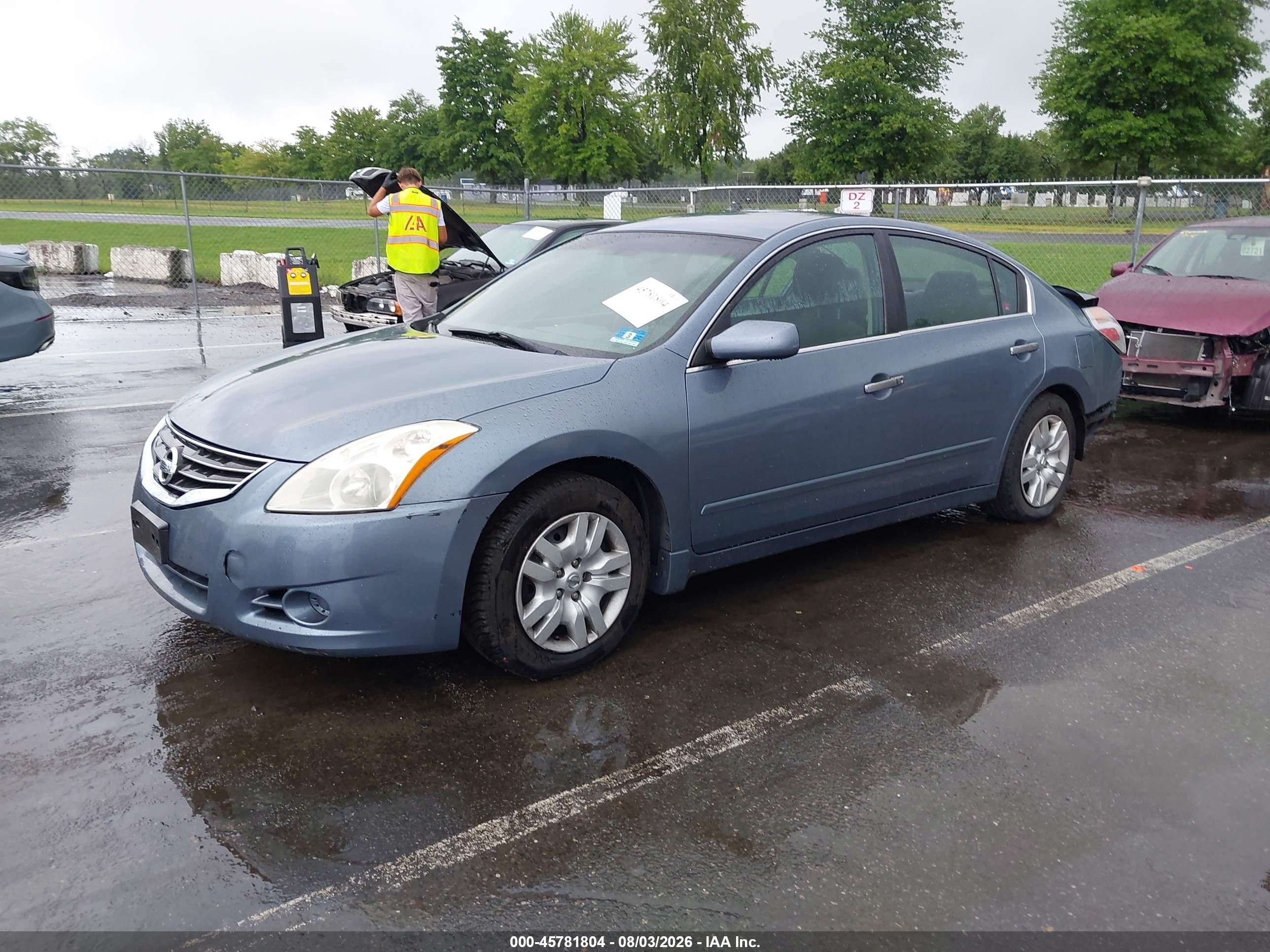 2012 Nissan Altima 2.5 S Light Blue vin: 1N4AL2AP4CC139334