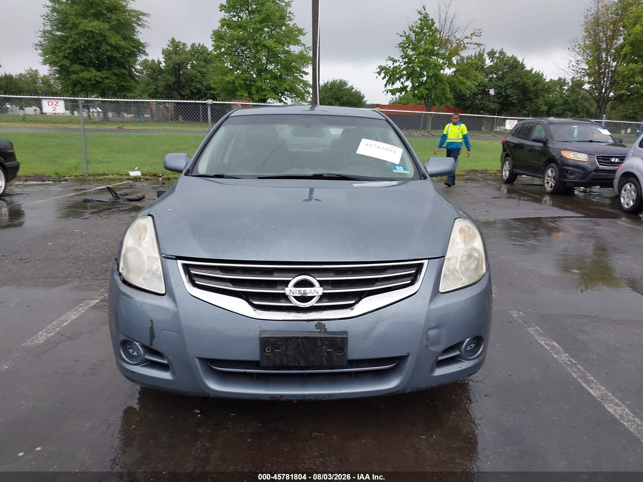 2012 Nissan Altima 2.5 S Light Blue vin: 1N4AL2AP4CC139334