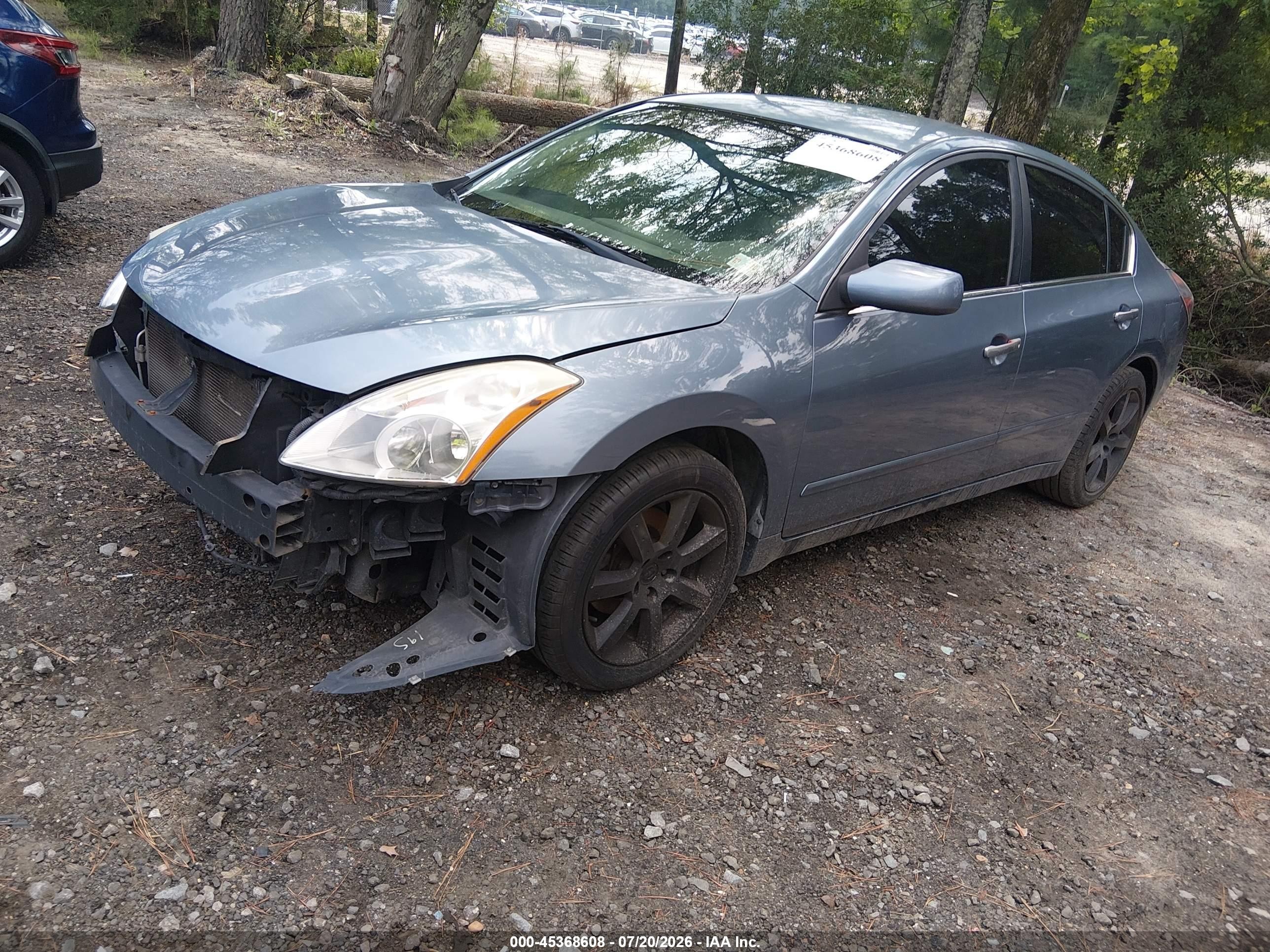 2012 Nissan Altima 2.5 S Light Blue vin: 1N4AL2AP4CC139401