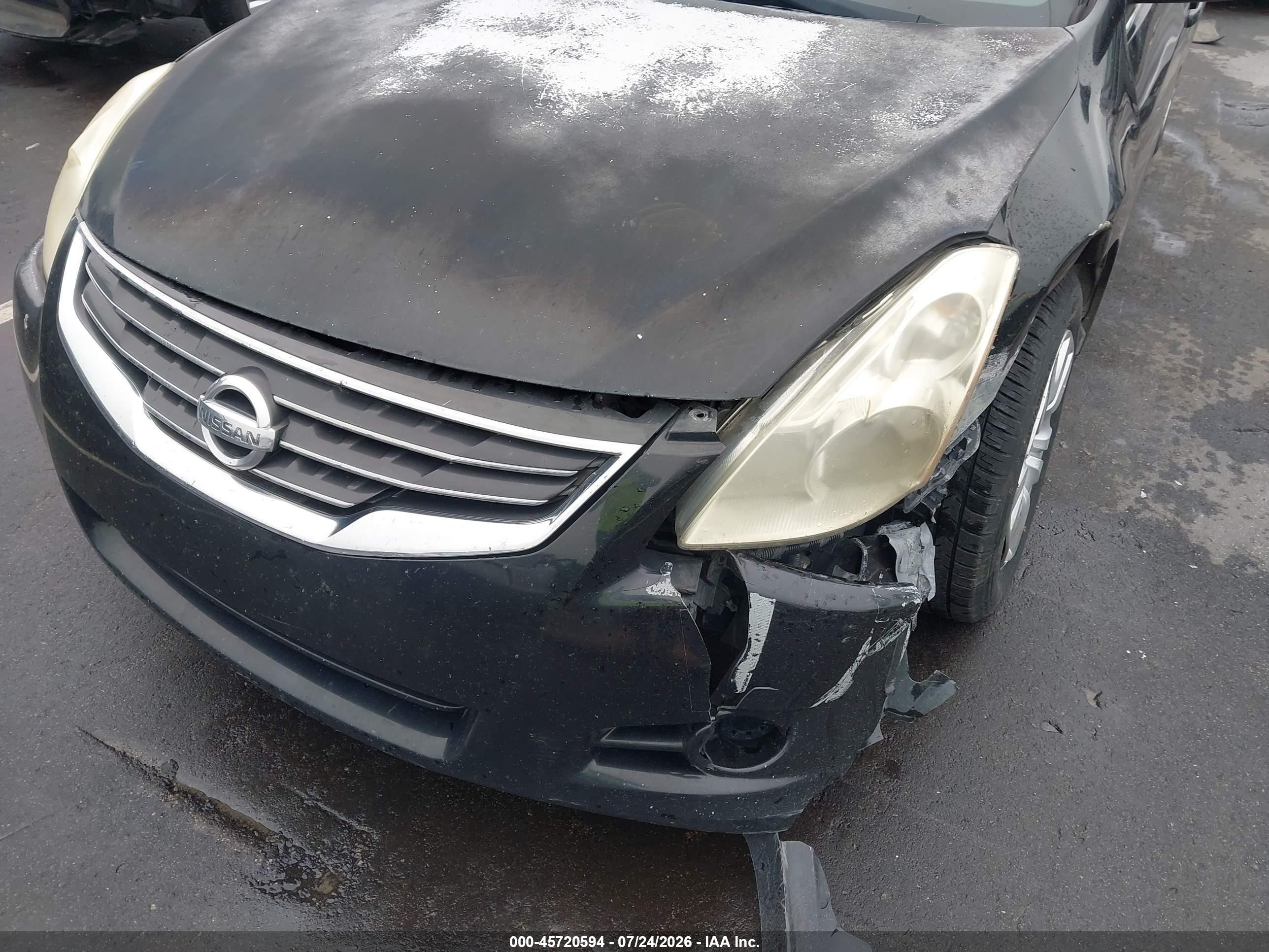 2012 Nissan Altima 2.5 S Black vin: 1N4AL2AP4CC152651