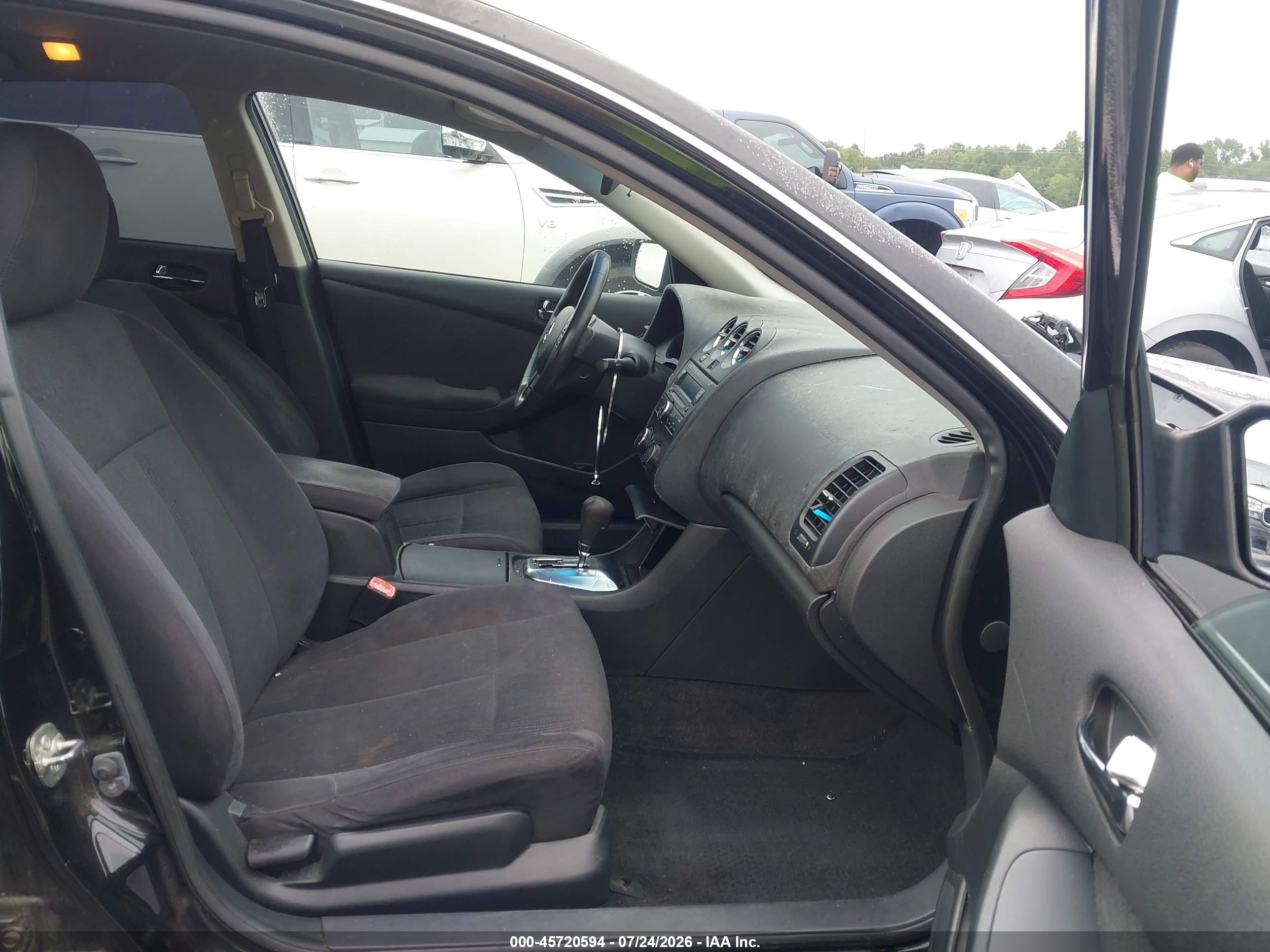 2012 Nissan Altima 2.5 S Black vin: 1N4AL2AP4CC152651