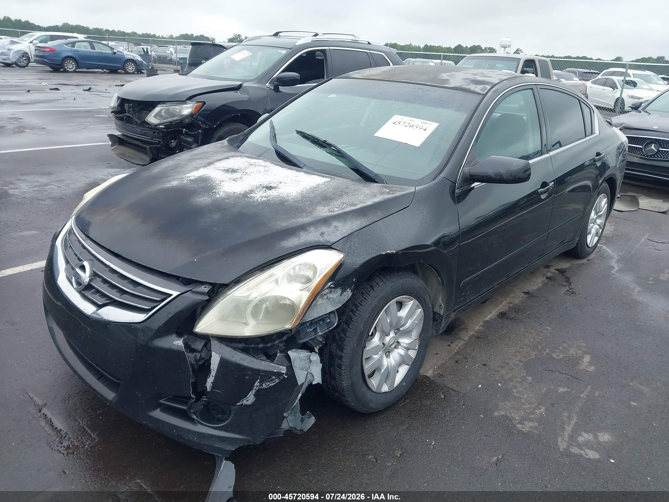 2012 Nissan Altima 2.5 S Black vin: 1N4AL2AP4CC152651