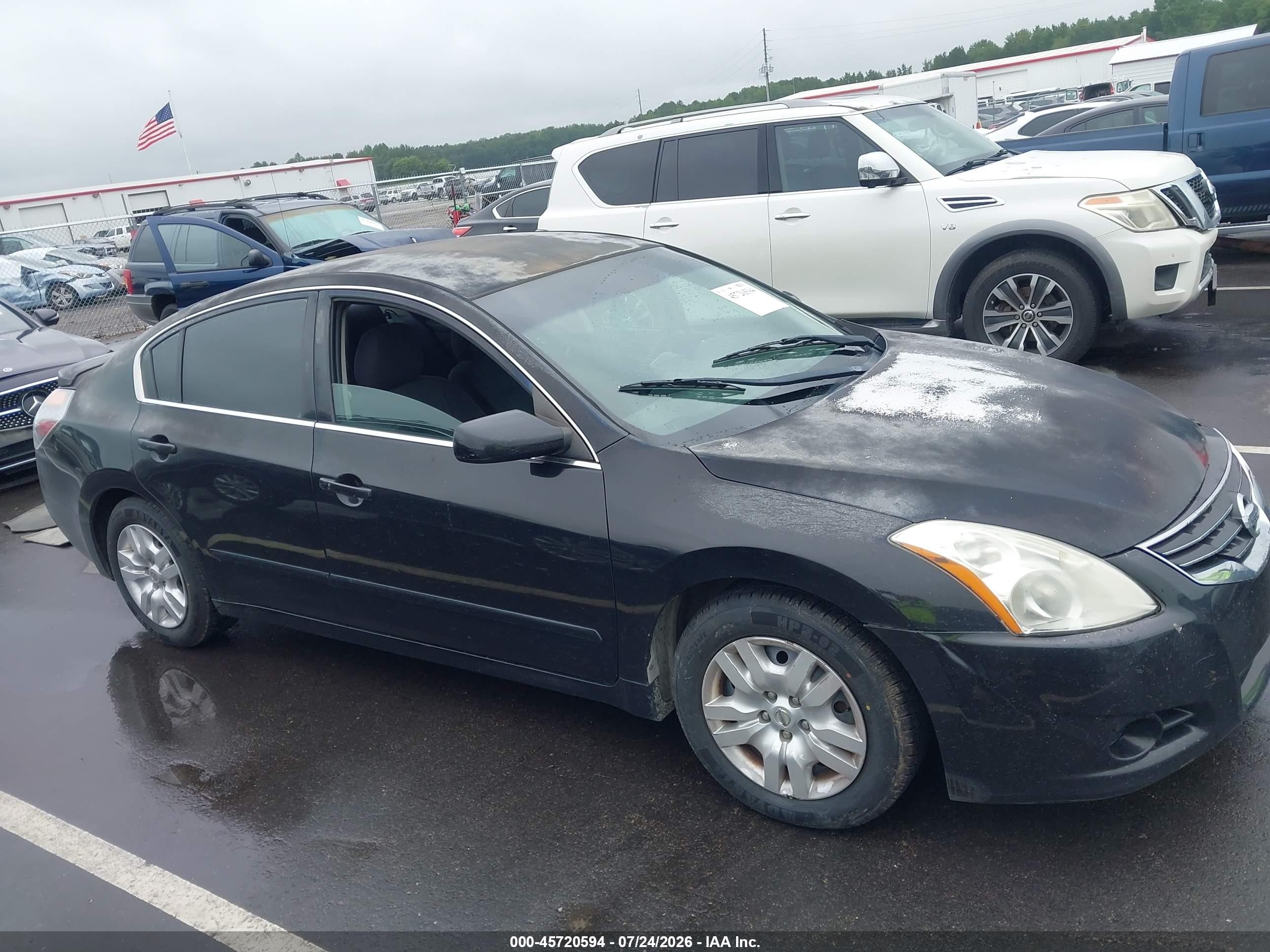 2012 Nissan Altima 2.5 S Black vin: 1N4AL2AP4CC152651