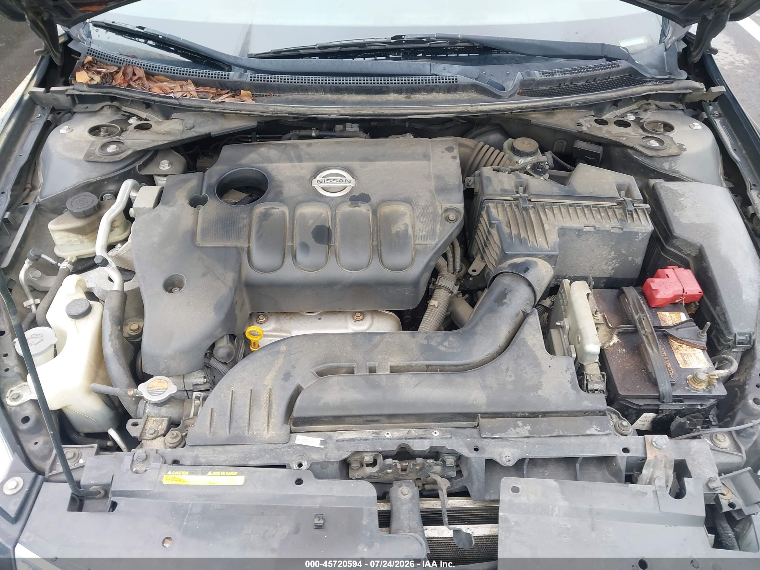 2012 Nissan Altima 2.5 S Black vin: 1N4AL2AP4CC152651